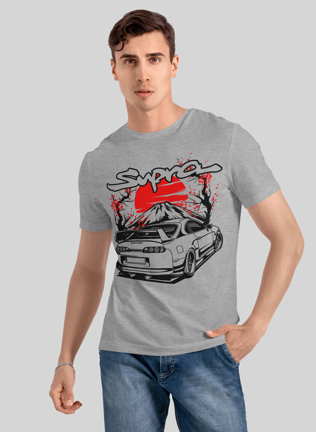 CRIMSON CHAOS CREW NECK T-SHIRT