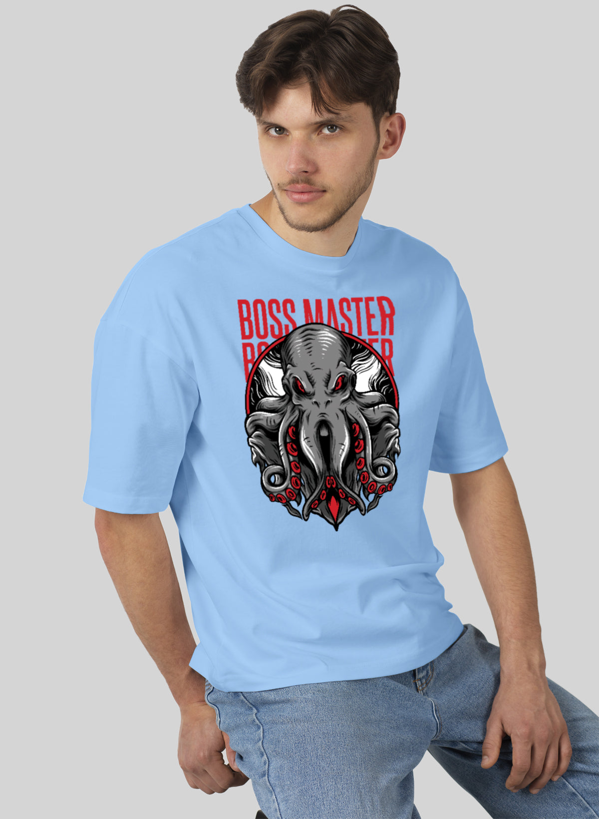 BOSS MASTER COTTON OVERSIZED T-SHIRT