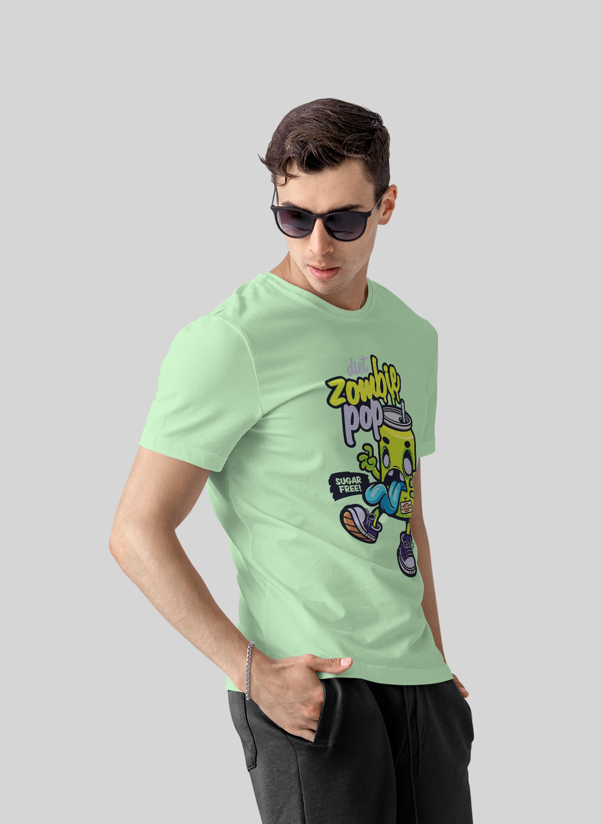 DIET ZOMBIE POP CREW NECK T-SHIRT