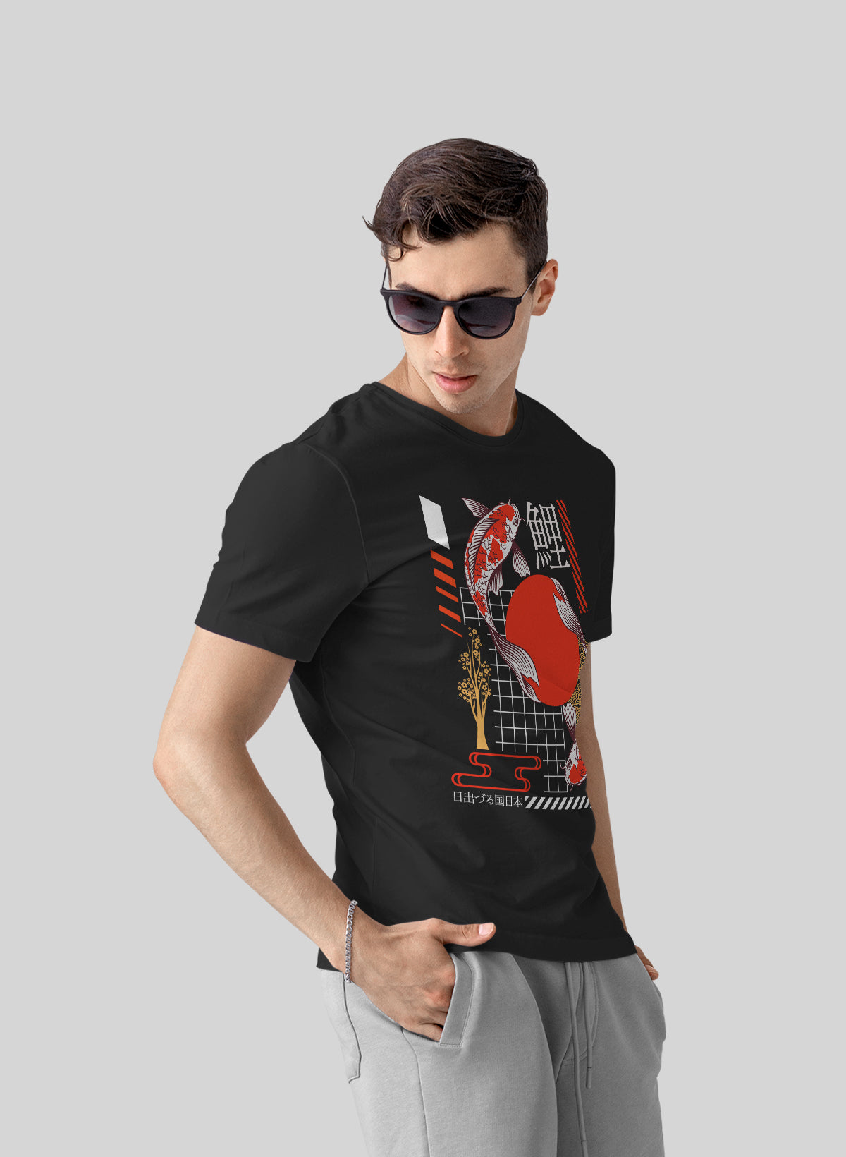 KOI ASCENSION MODERN JAPAN CREW NECK T-SHIRT