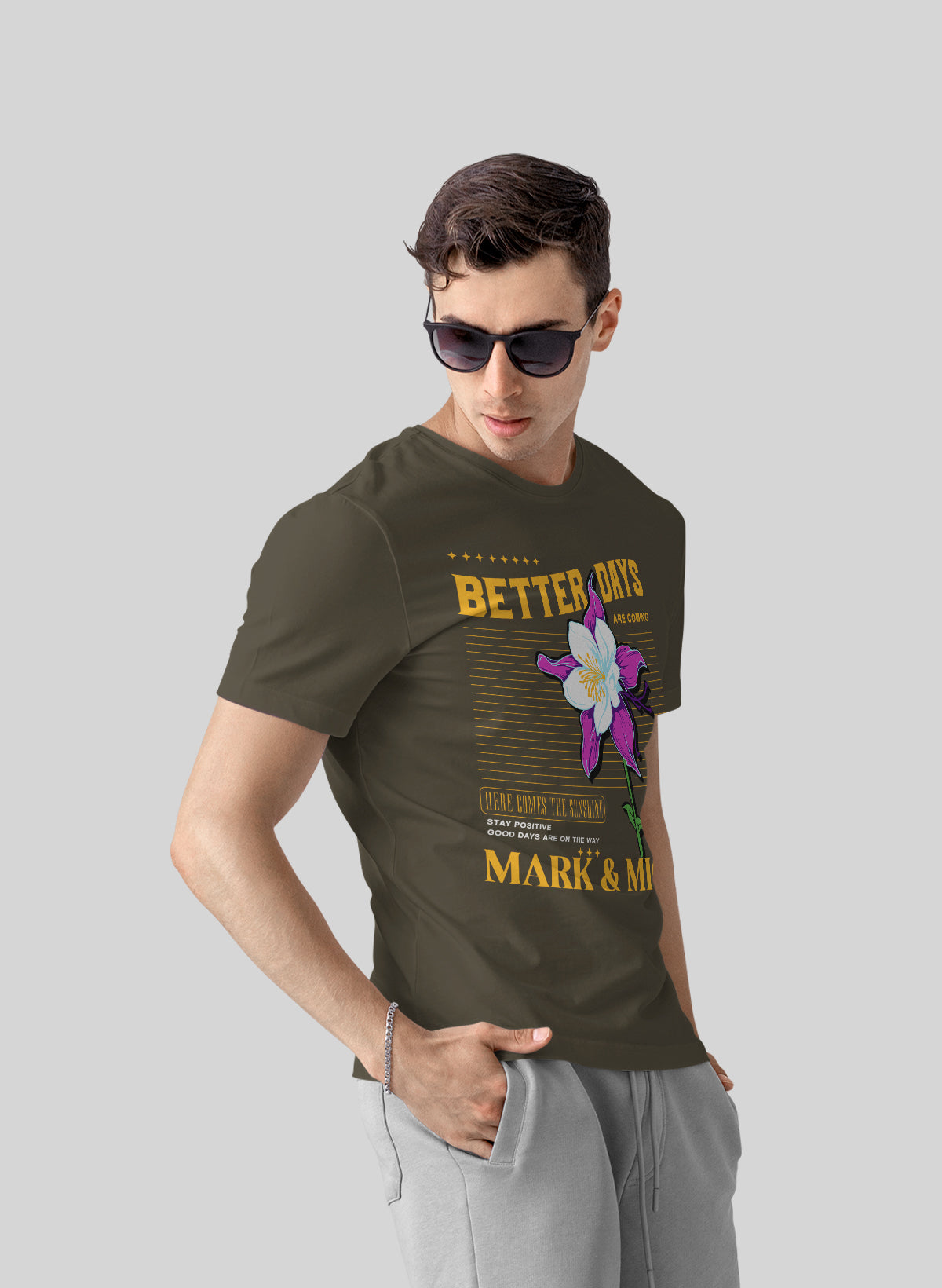 BETTER DAYS BLOOMING CREW NECK T-SHIRT