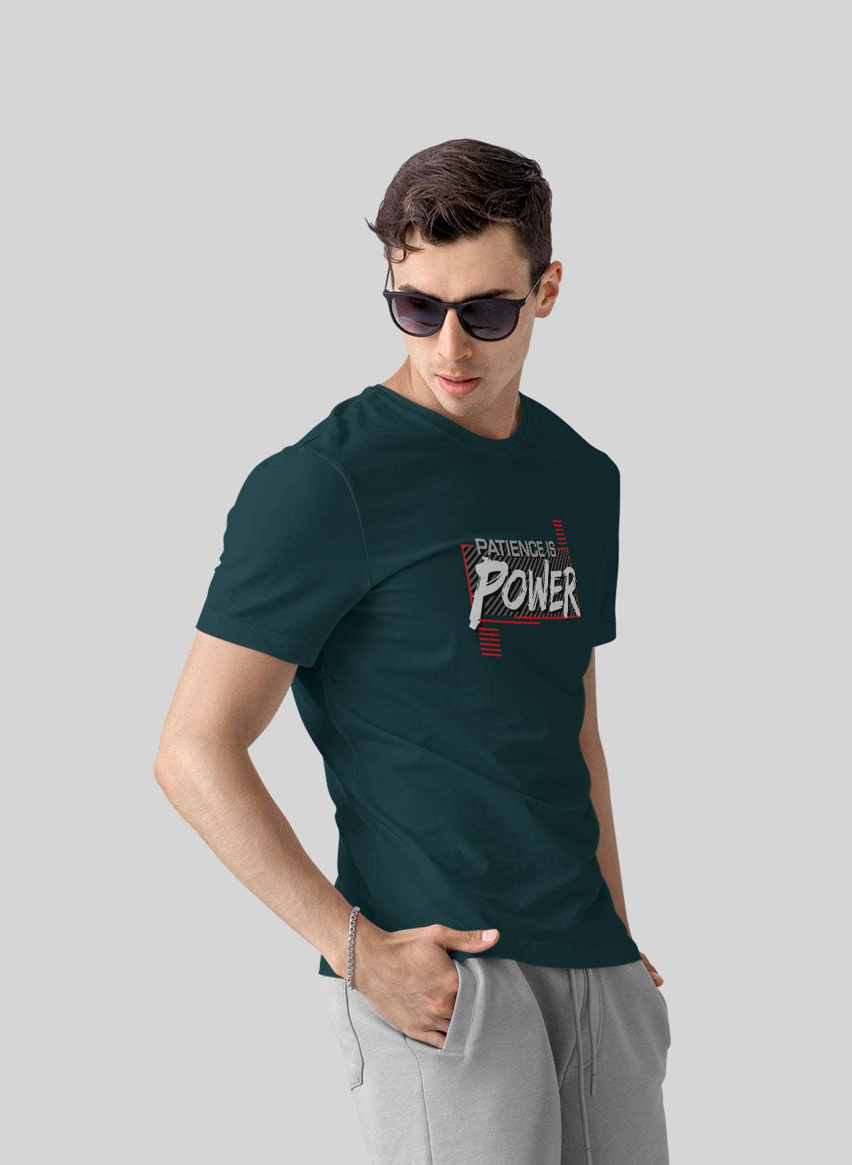 PETIENCE IS POWER CREW NECK T-SHIRT