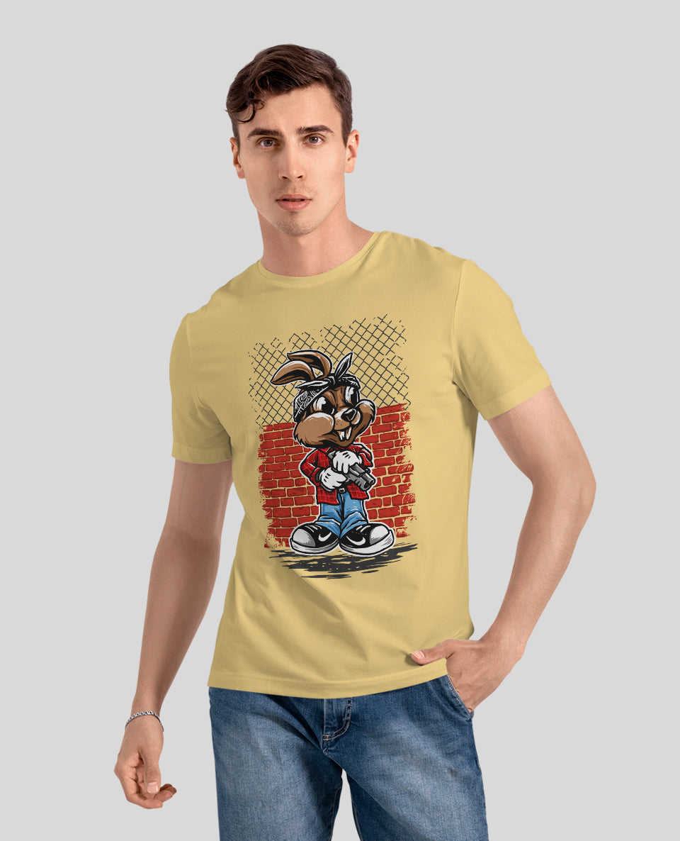 STREETWISE BUNNY CREW NECK T-SHIRT