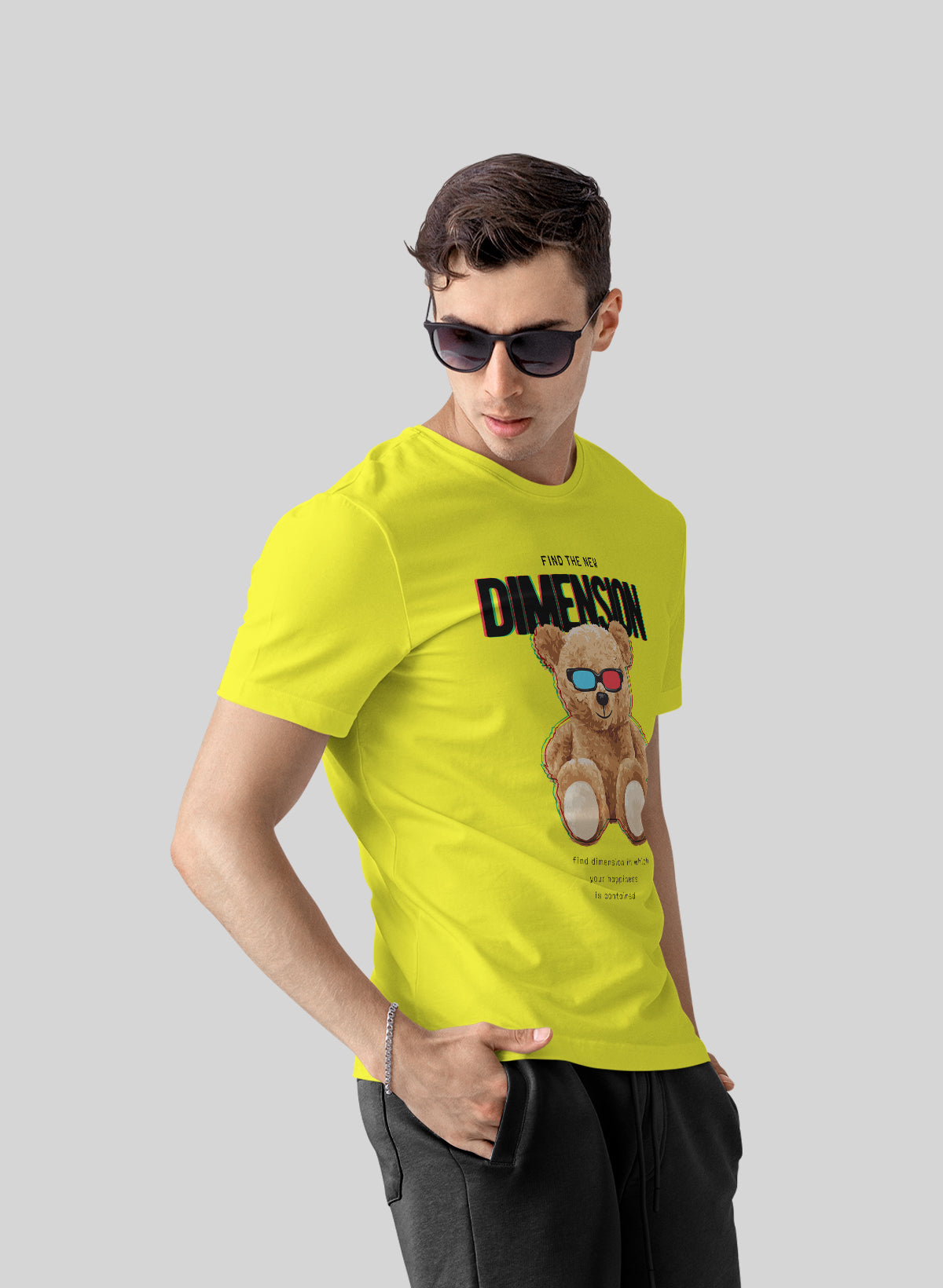 TEDDY FIND THE NEW DIMENSION CREW NECK T-SHIRT