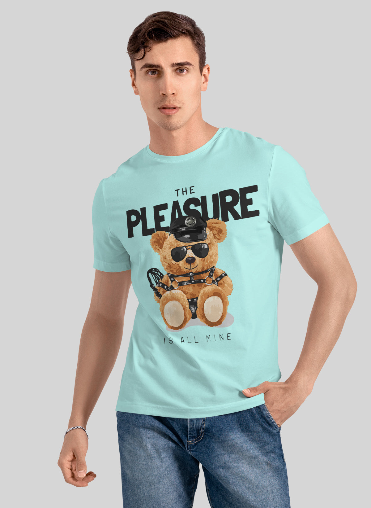 THE PLEASURE IS ALL MINE CREW NECK T-SHIRT