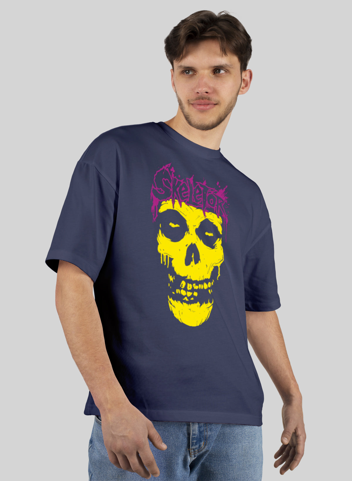 SKELETOR COTTON OVERSIZED T-SHIRT