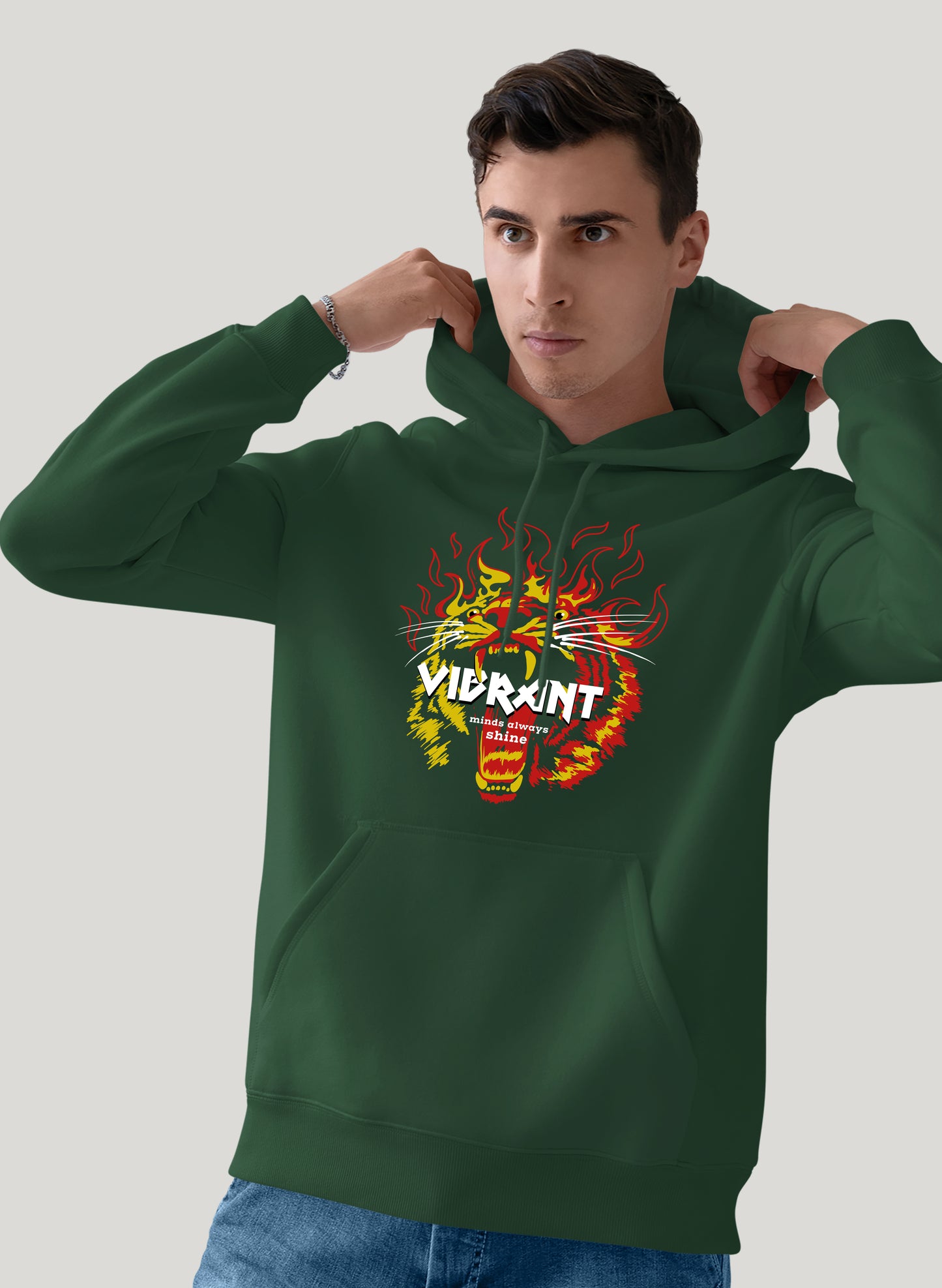 VIBRANT MINDS ALWAYS SHINE COMFORT HOODIE