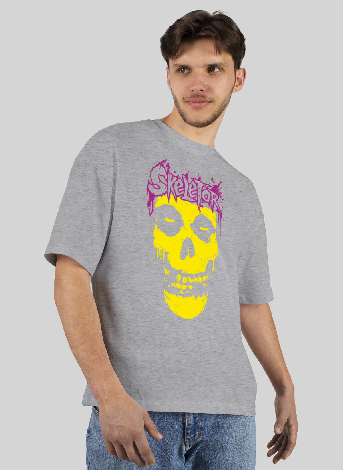 SKELETOR COTTON OVERSIZED T-SHIRT