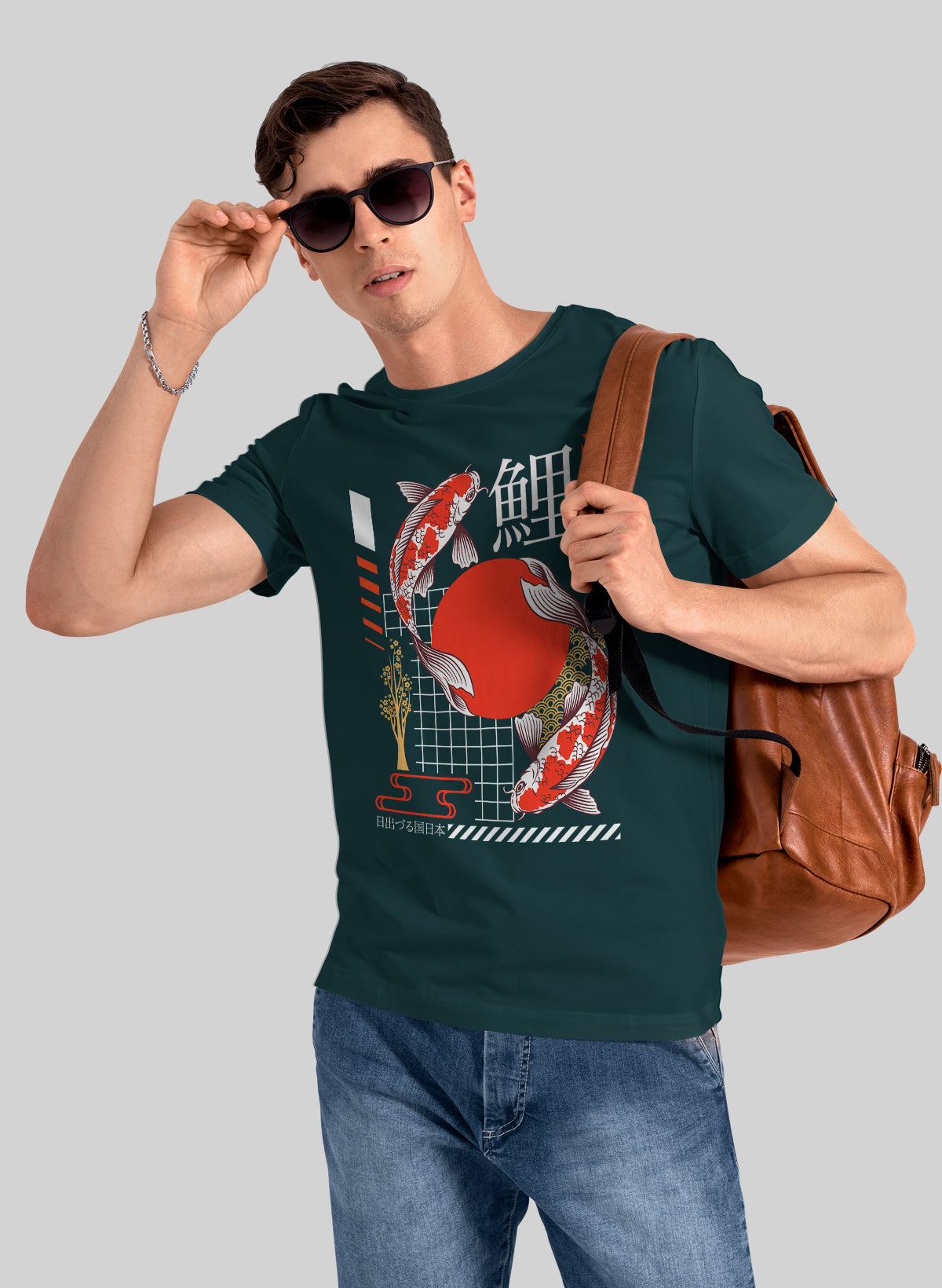 KOI ASCENSION MODERN JAPAN CREW NECK T-SHIRT