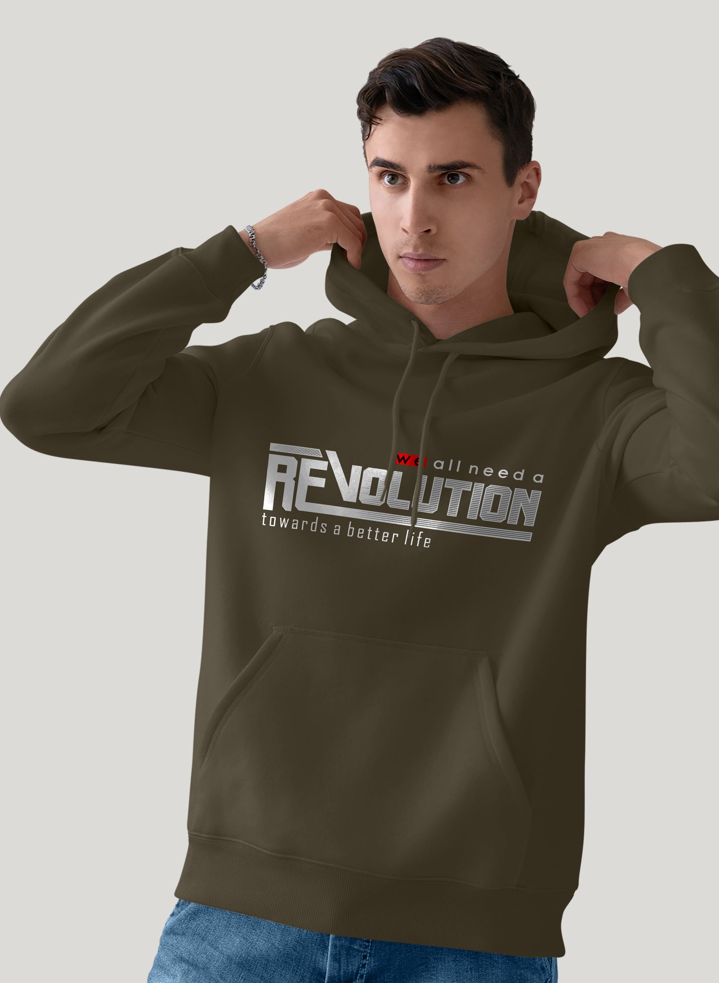 WE NEED REVOLUTION COMFORT HOODIE