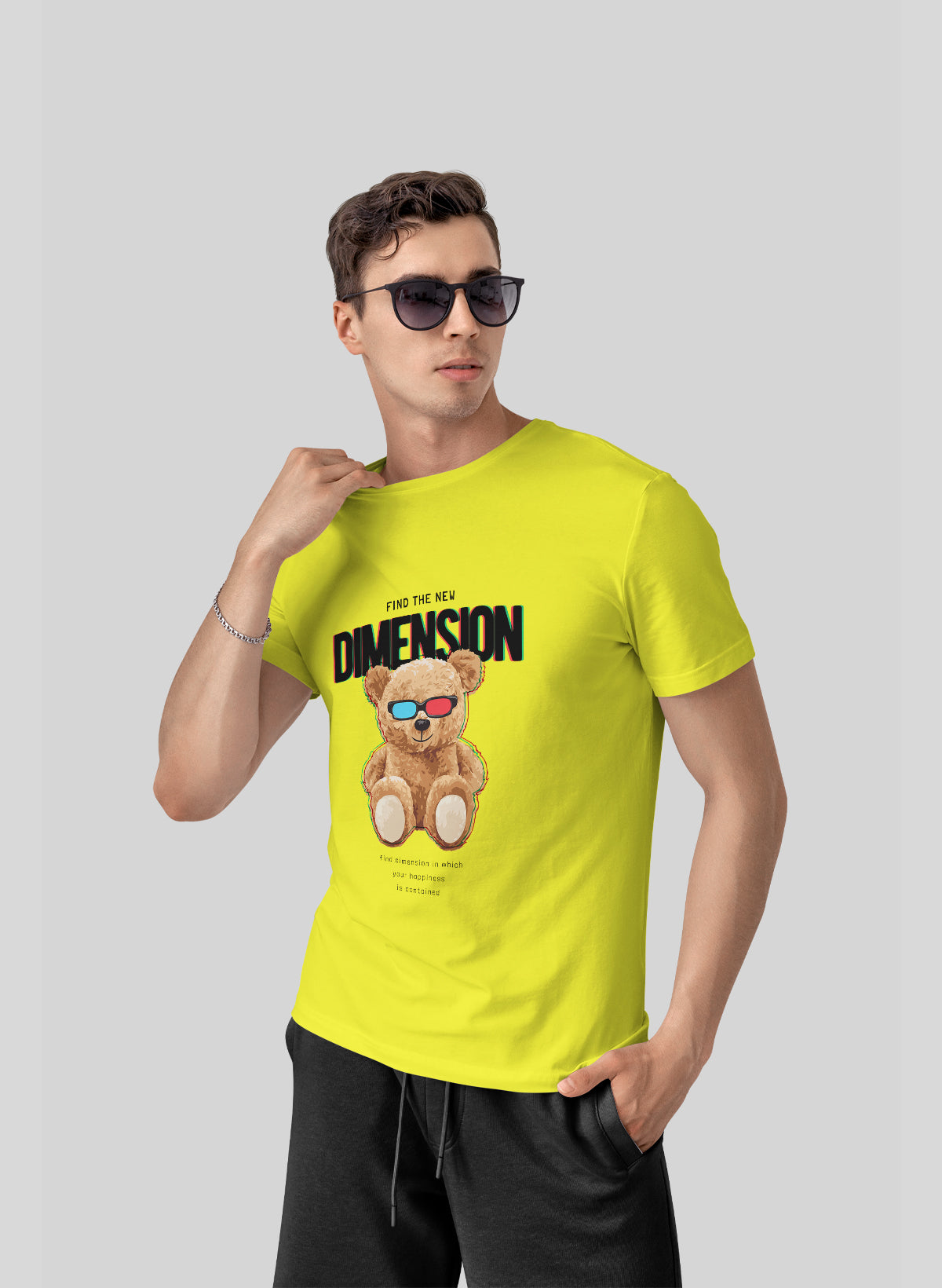 TEDDY FIND THE NEW DIMENSION CREW NECK T-SHIRT