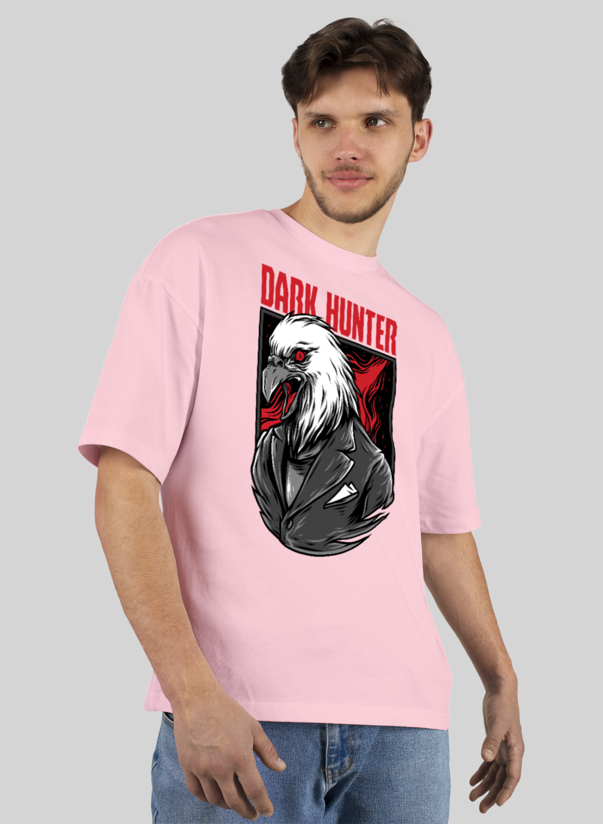 DARK HUNTER COTTON OVERSIZED T-SHIRT