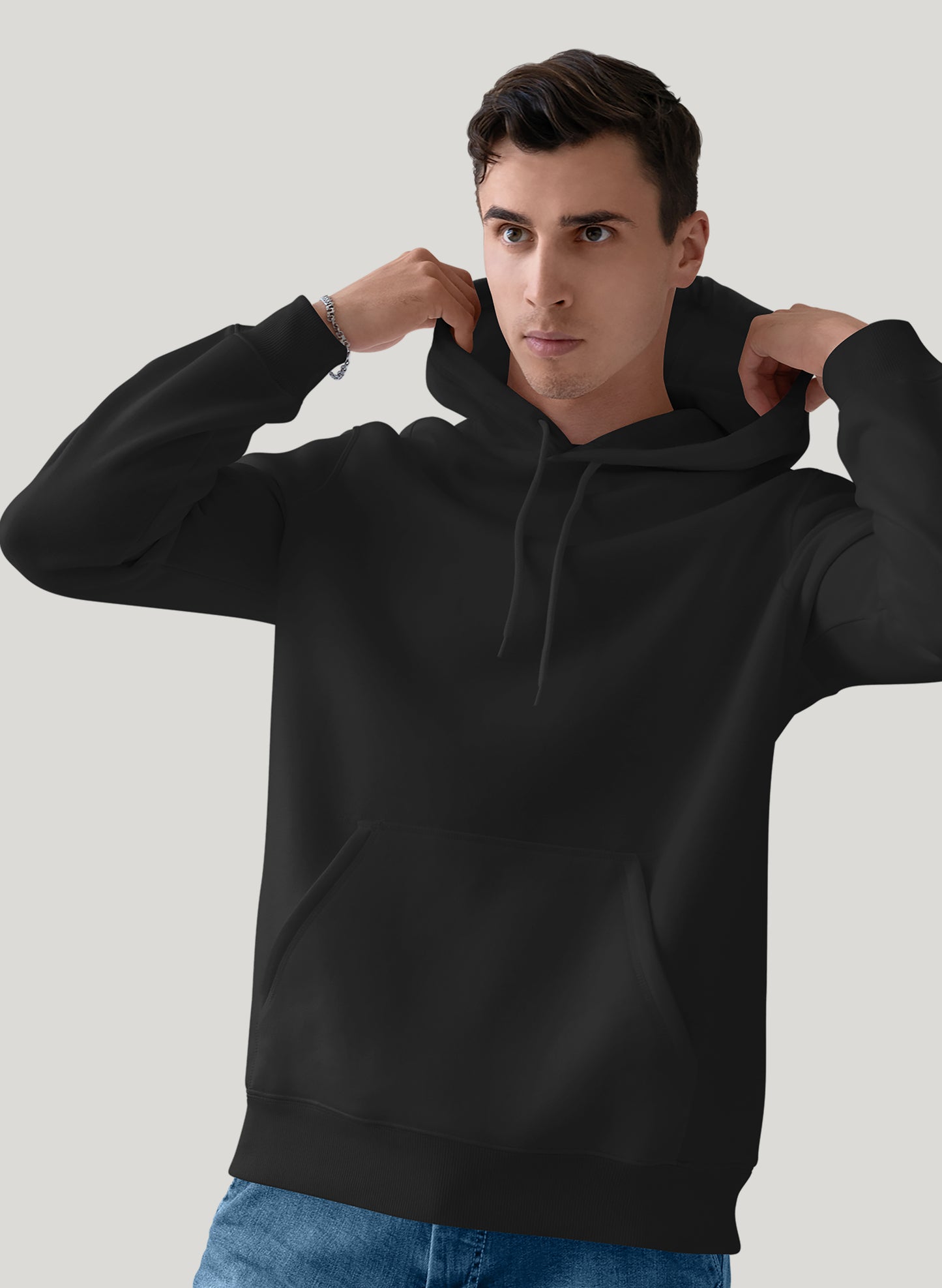 BLACK CLASSIC COMFORT HOODIE