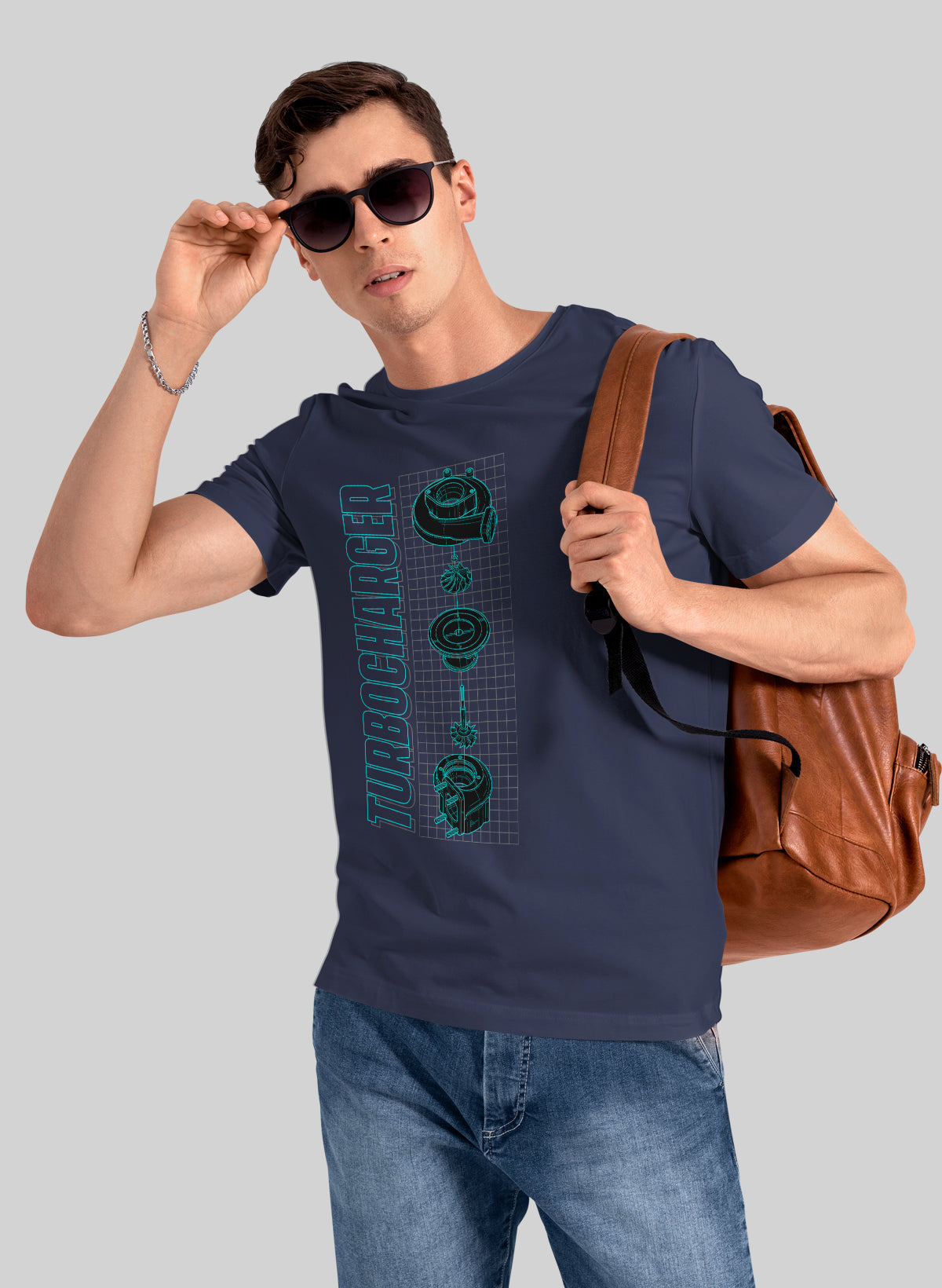 TURBO CHARGER CREW NECK T-SHIRT