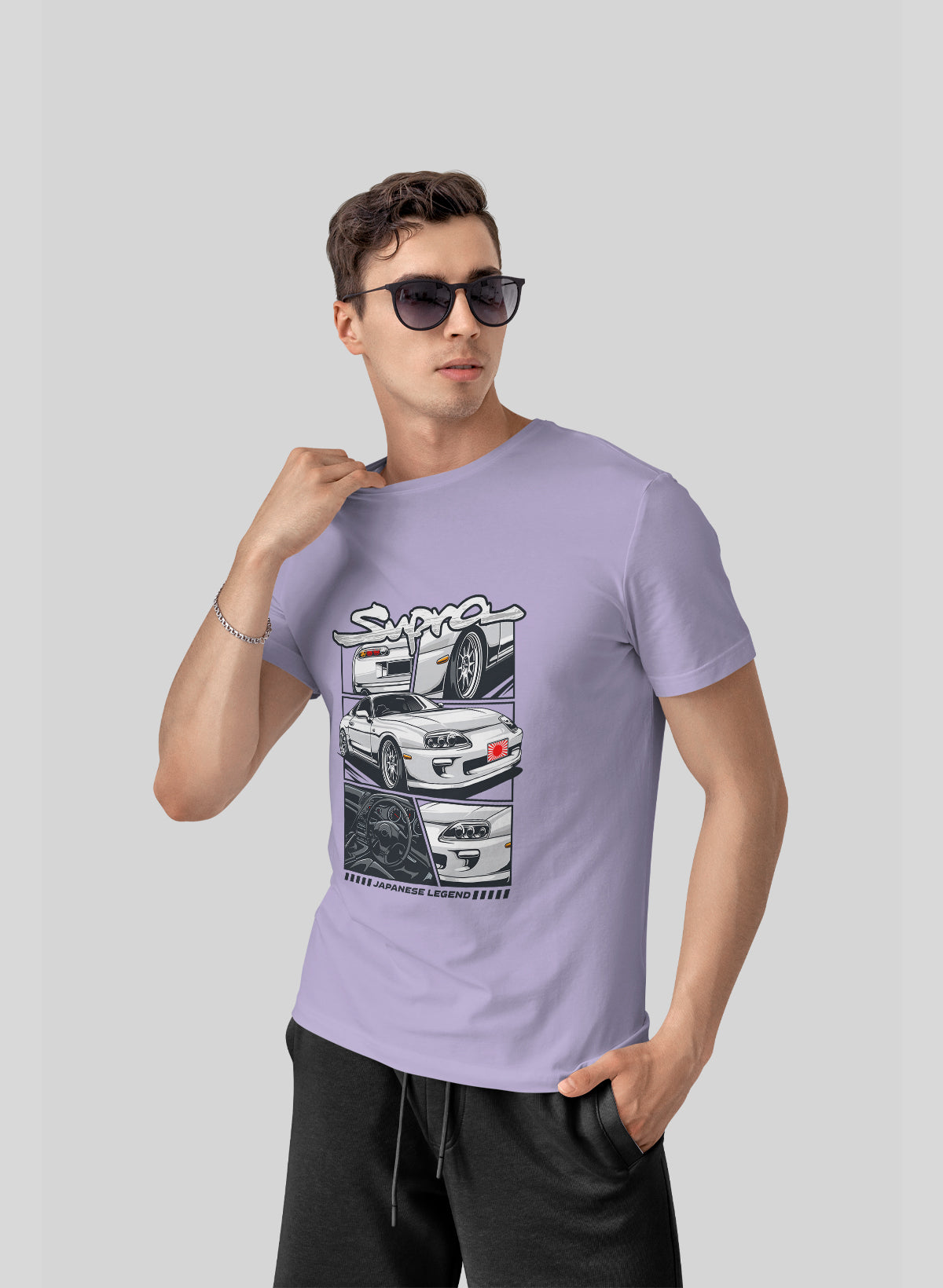 SUPRA JAPANESE LEGEND CREW NECK T-SHIRT