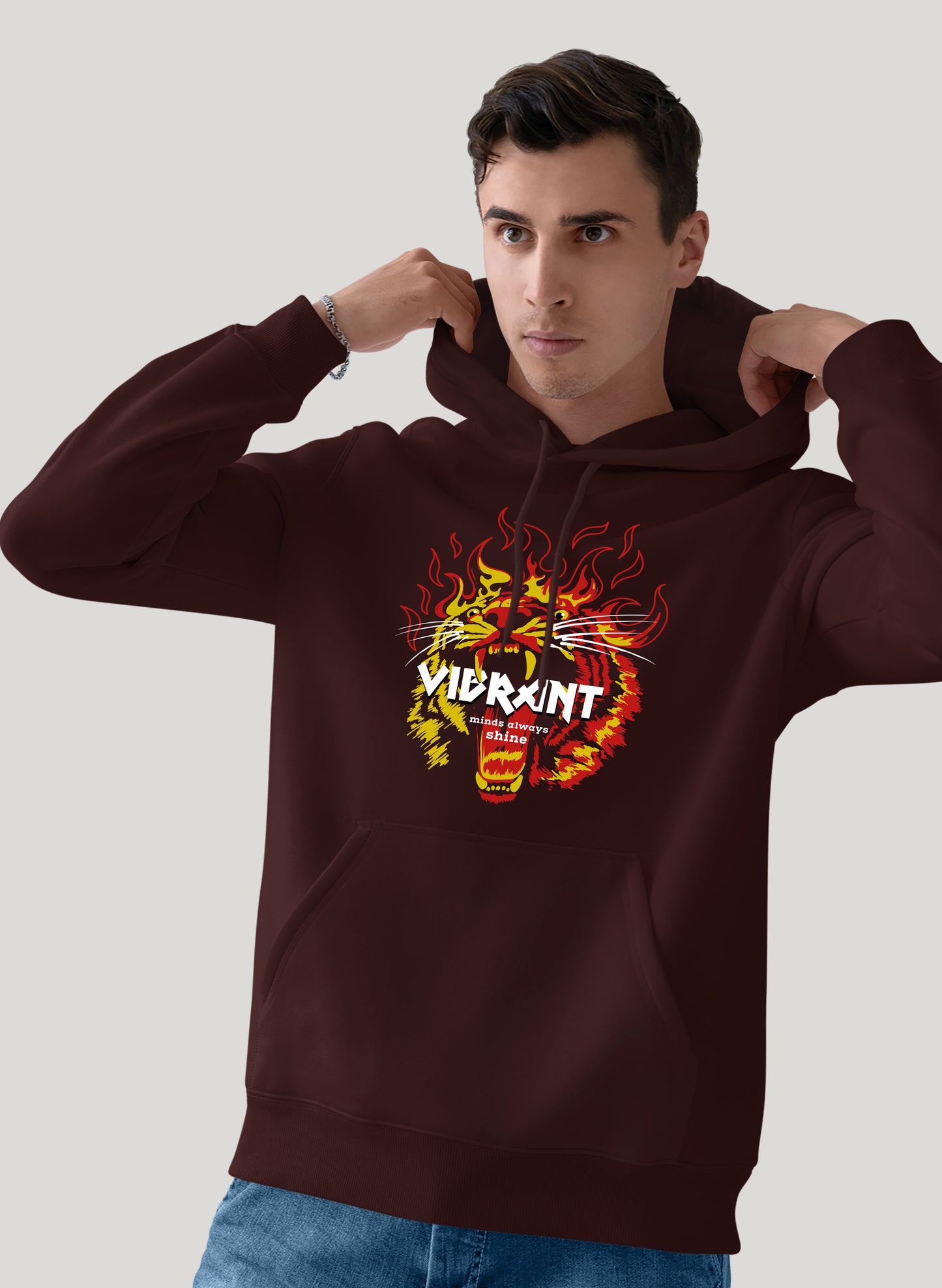 VIBRANT MINDS ALWAYS SHINE COMFORT HOODIE