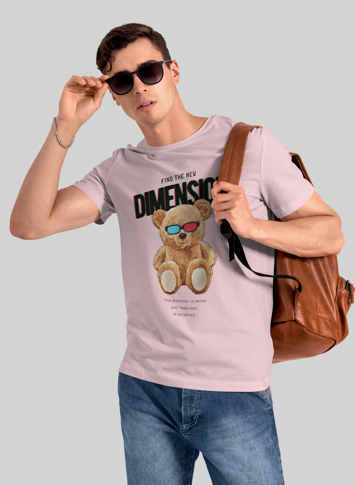 TEDDY FIND THE NEW DIMENSION CREW NECK T-SHIRT