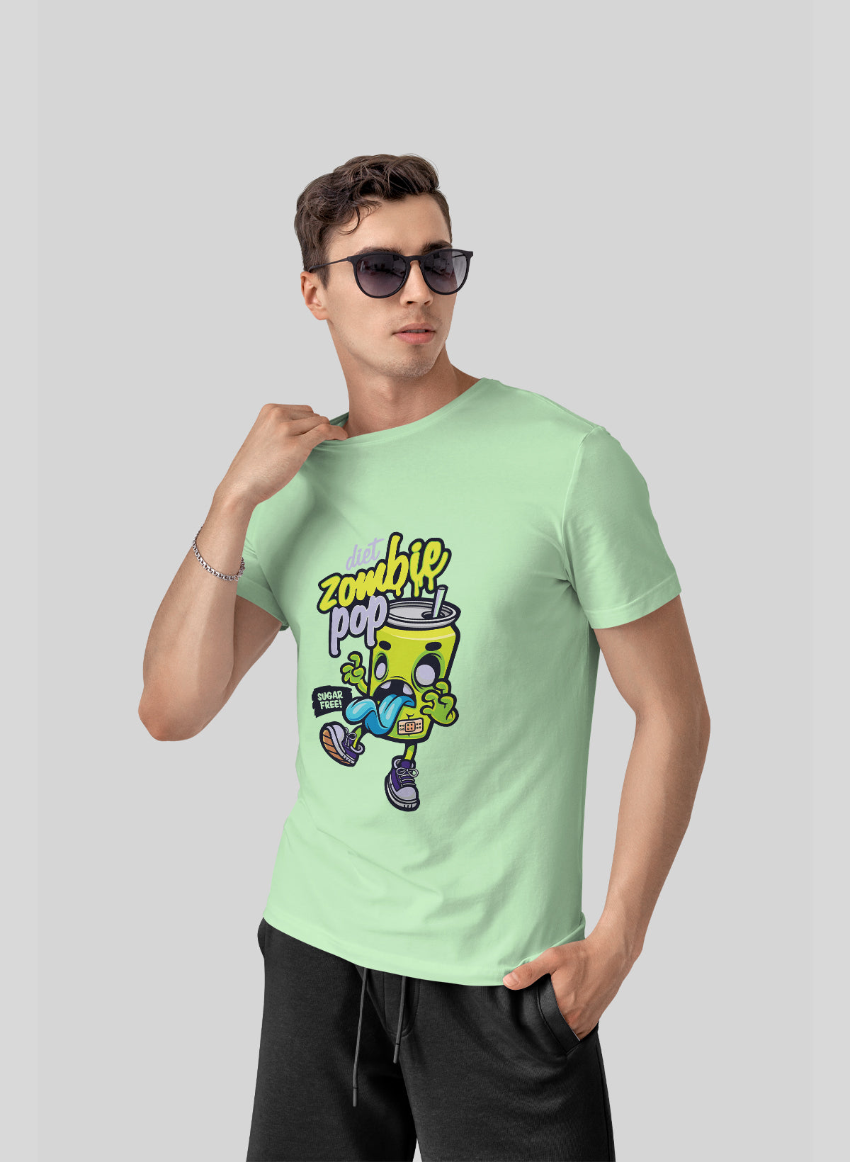 DIET ZOMBIE POP CREW NECK T-SHIRT