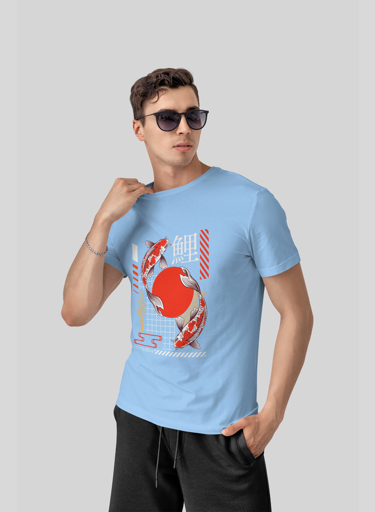 KOI ASCENSION MODERN JAPAN CREW NECK T-SHIRT