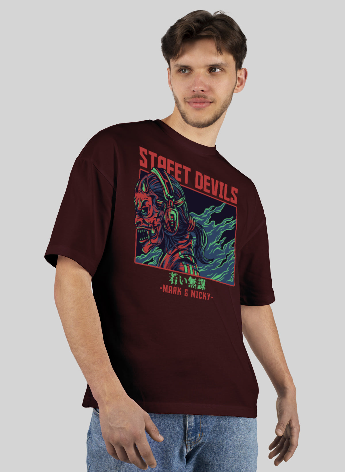 STREET DEVILS COTTON OVERSIZED T-SHIRT