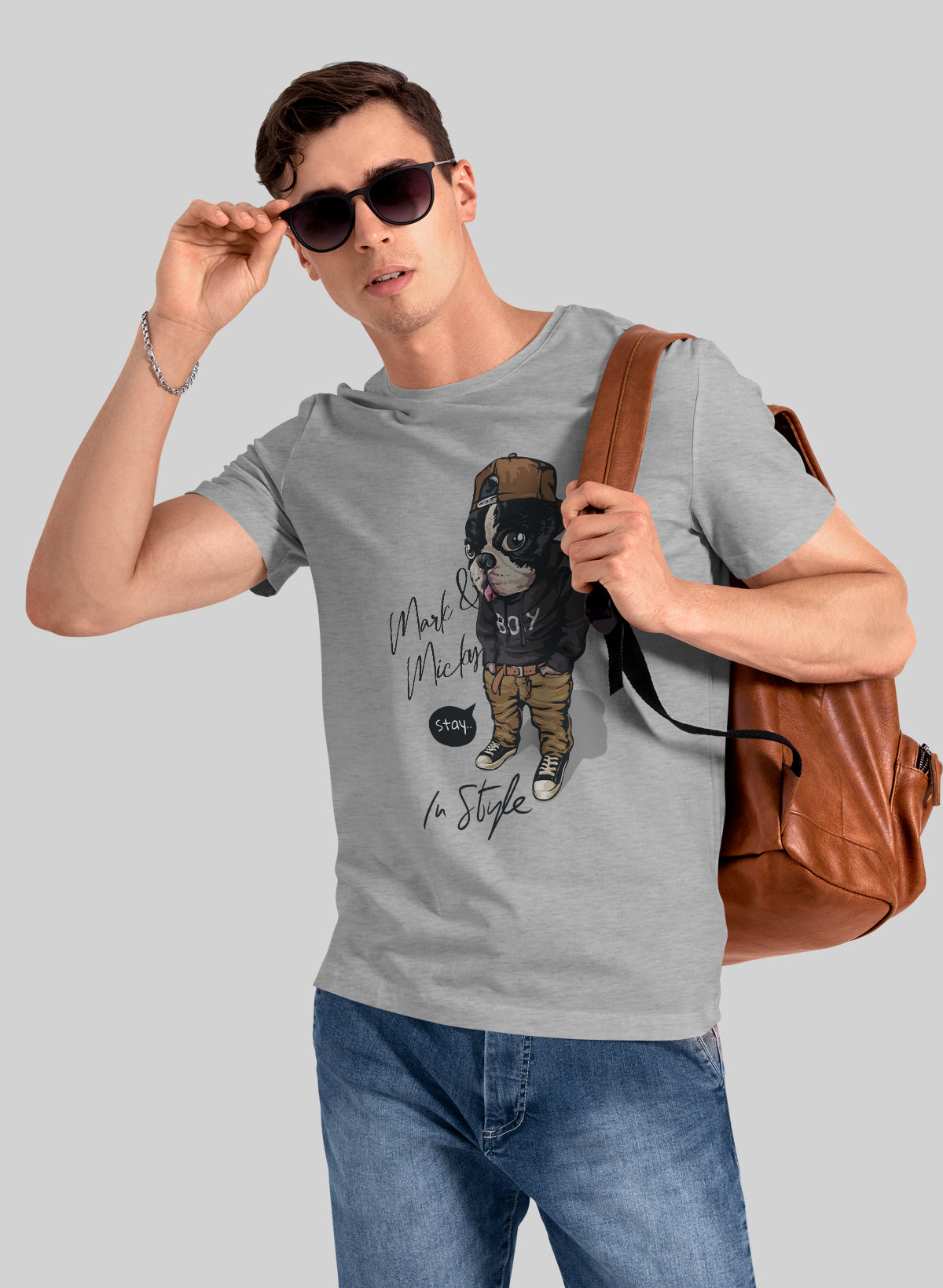 STAY IN STYLE CREW NECK T-SHIRT