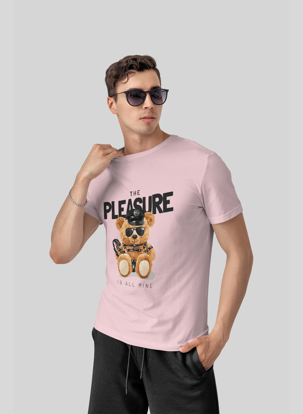 THE PLEASURE IS ALL MINE CREW NECK T-SHIRT