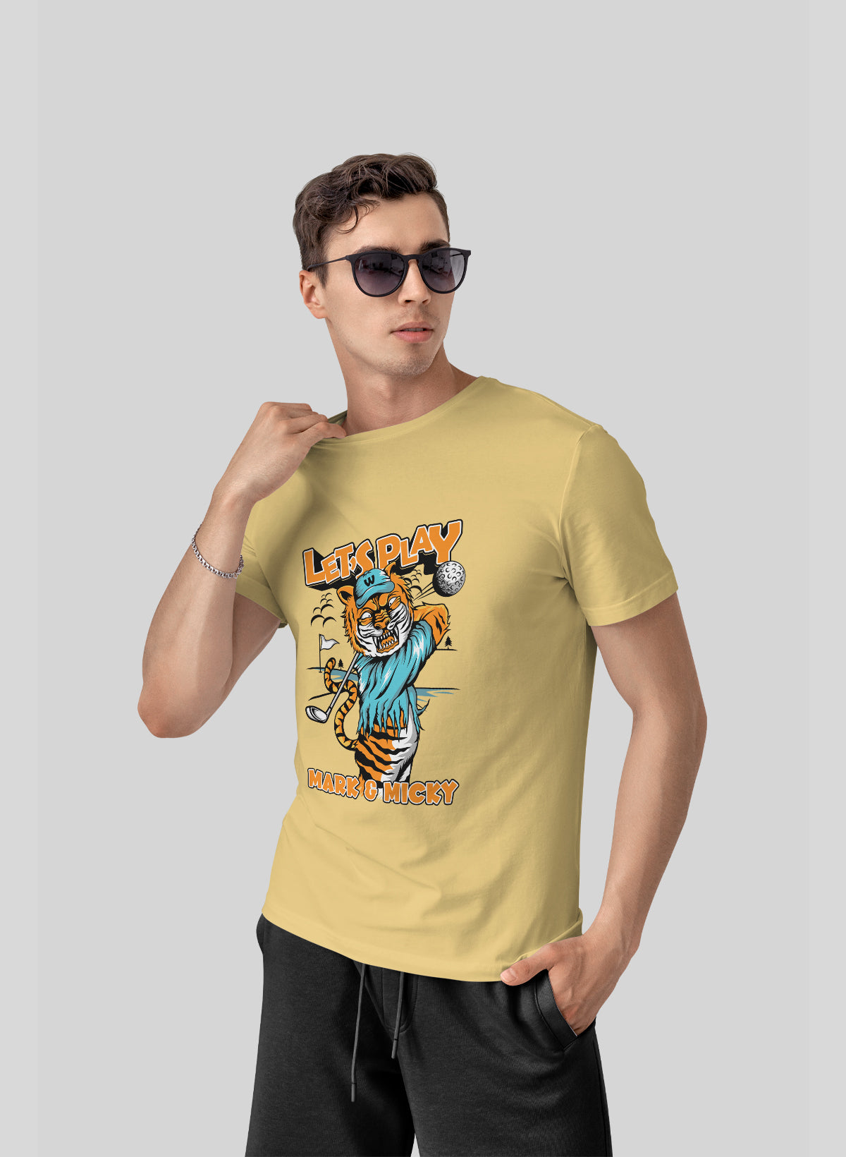 LET'S PLAY CREW NECK T-SHIRT