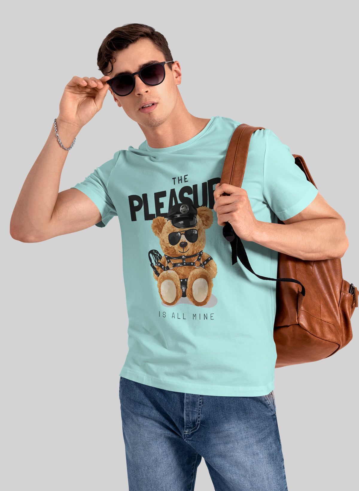 THE PLEASURE IS ALL MINE CREW NECK T-SHIRT