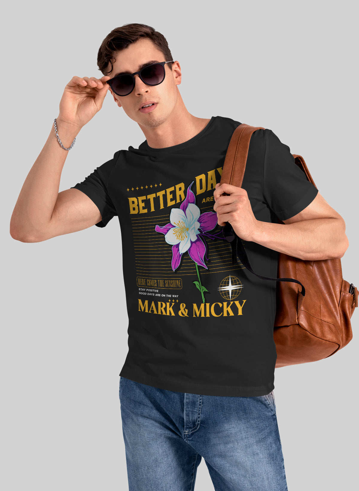 BETTER DAYS BLOOMING CREW NECK T-SHIRT