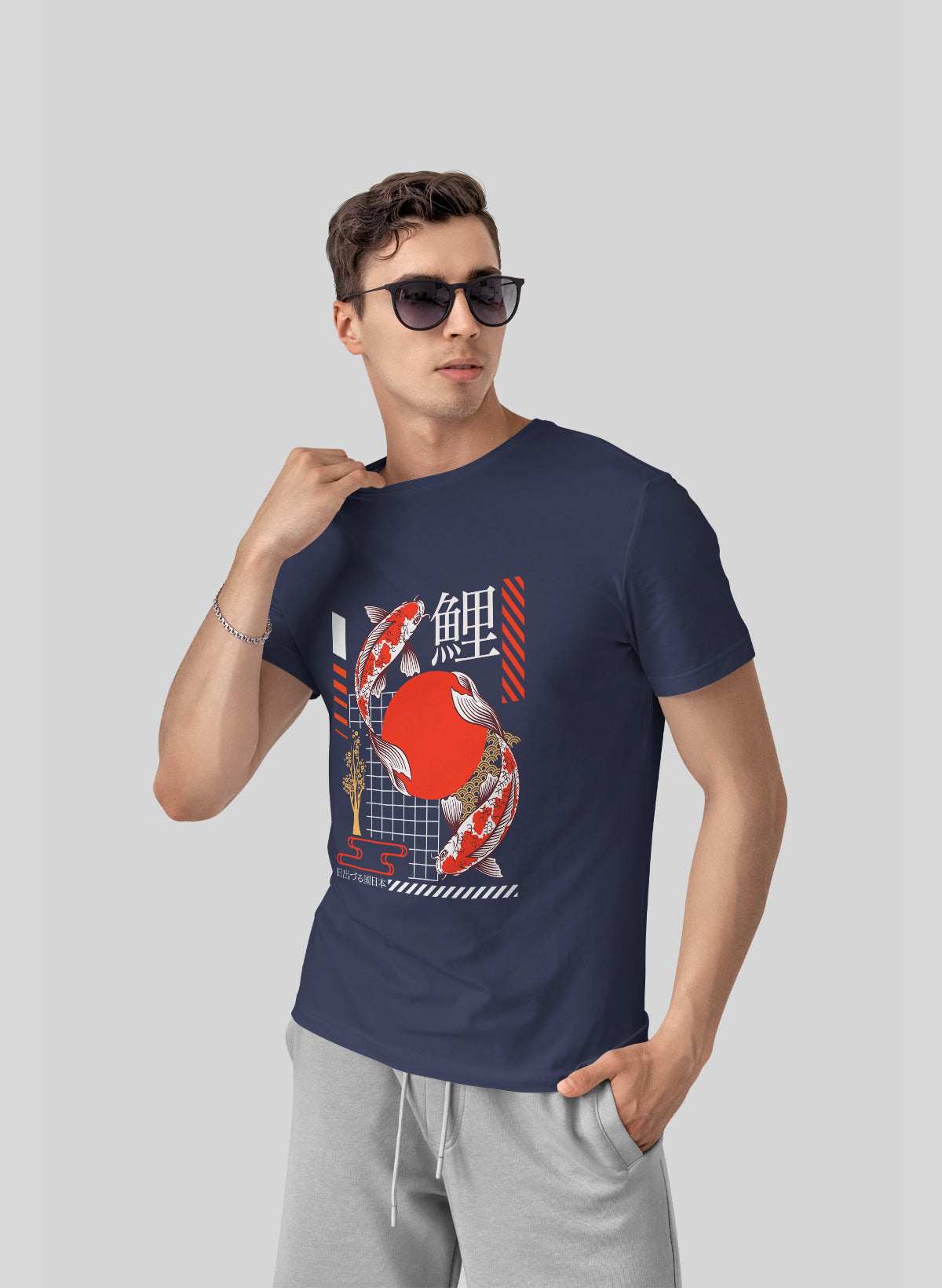 KOI ASCENSION MODERN JAPAN CREW NECK T-SHIRT