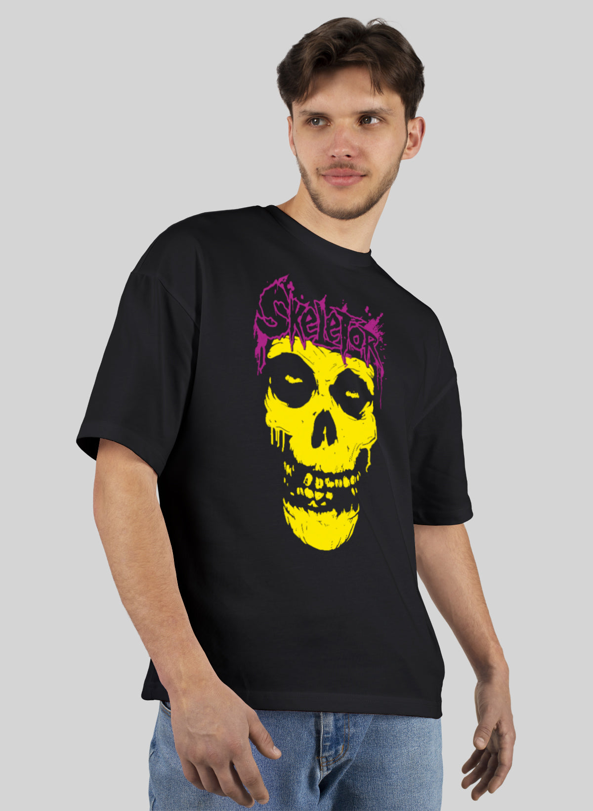 SKELETOR COTTON OVERSIZED T-SHIRT