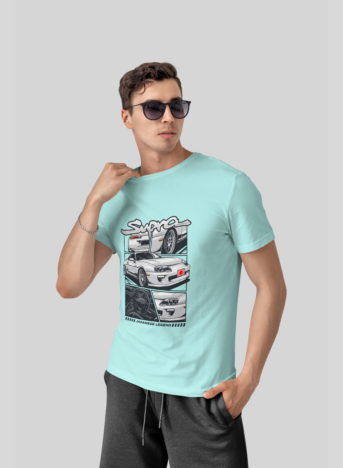 SUPRA JAPANESE LEGEND CREW NECK T-SHIRT