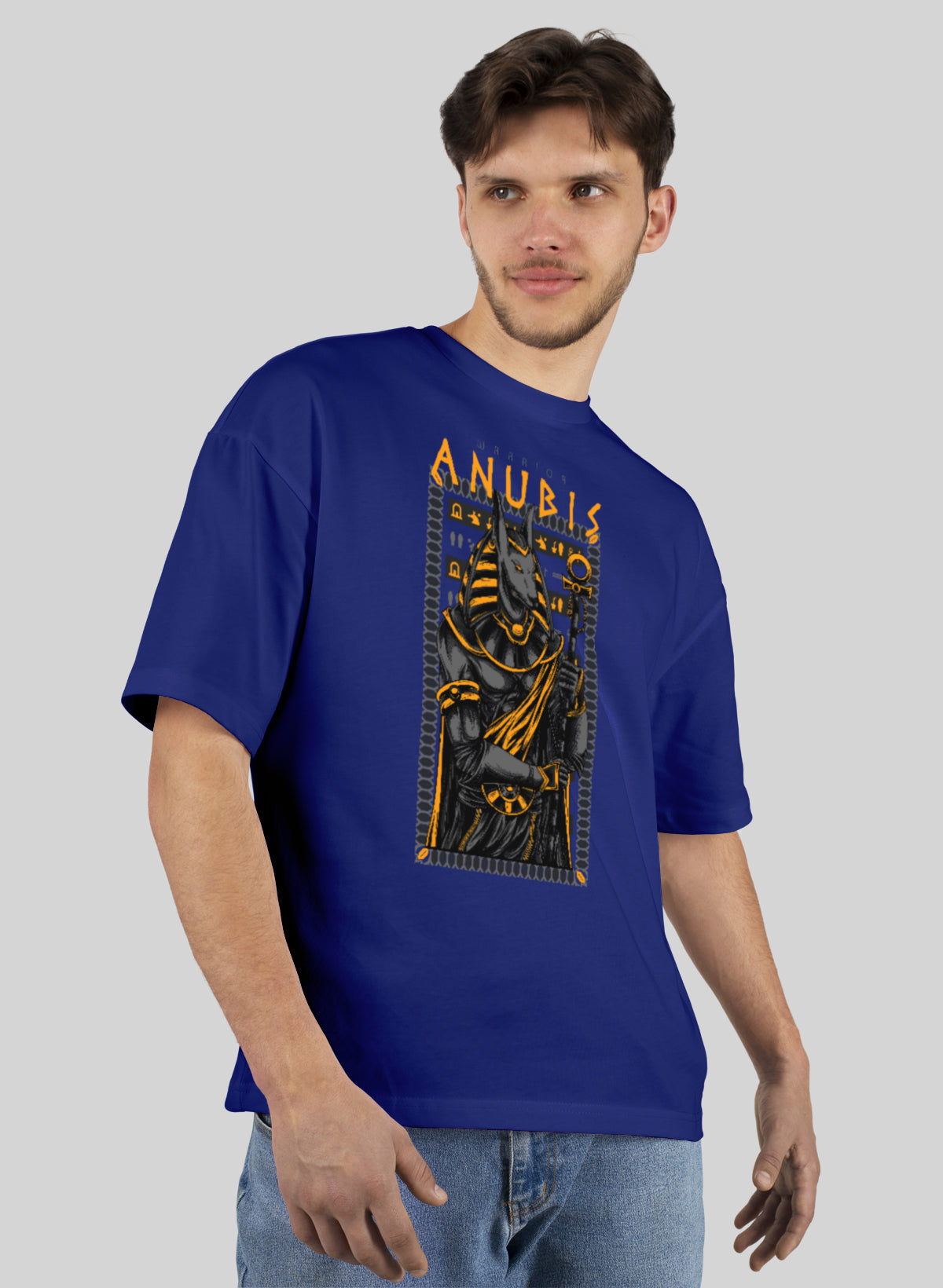 WARRIOR ANUBIS COTTON OVERSIZED T-SHIRT