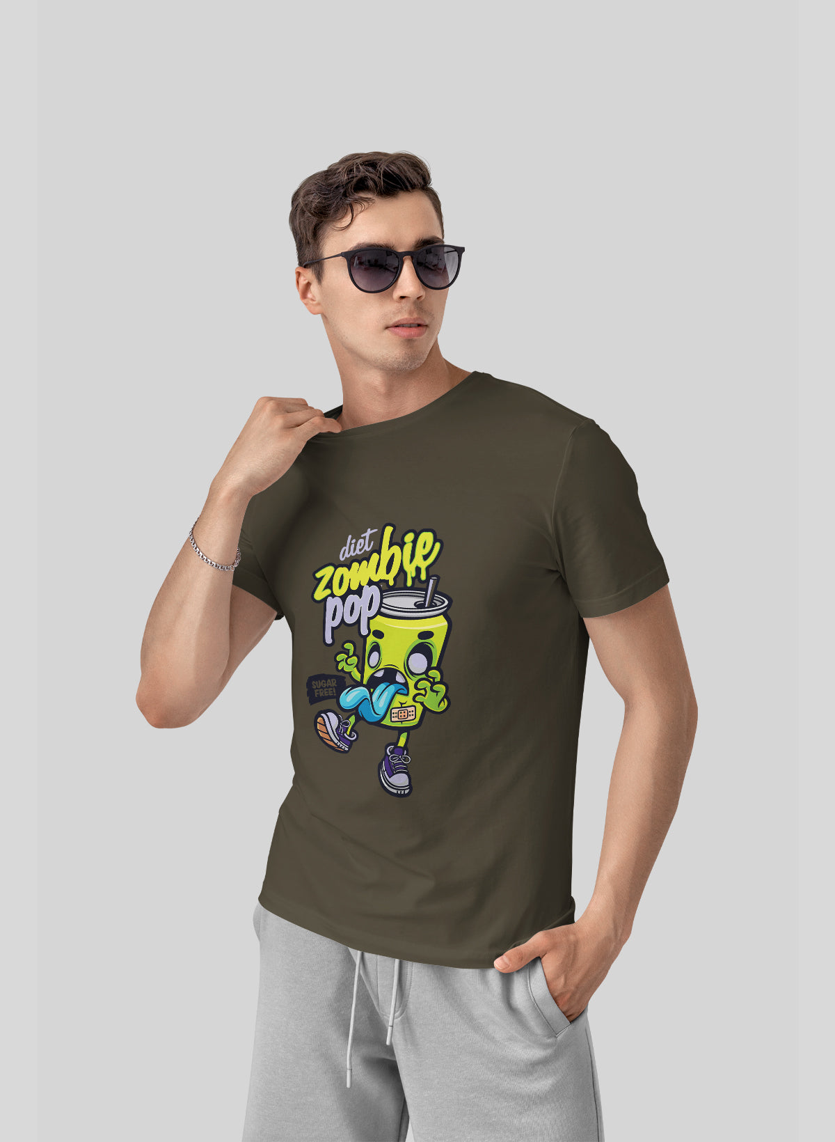 DIET ZOMBIE POP CREW NECK T-SHIRT