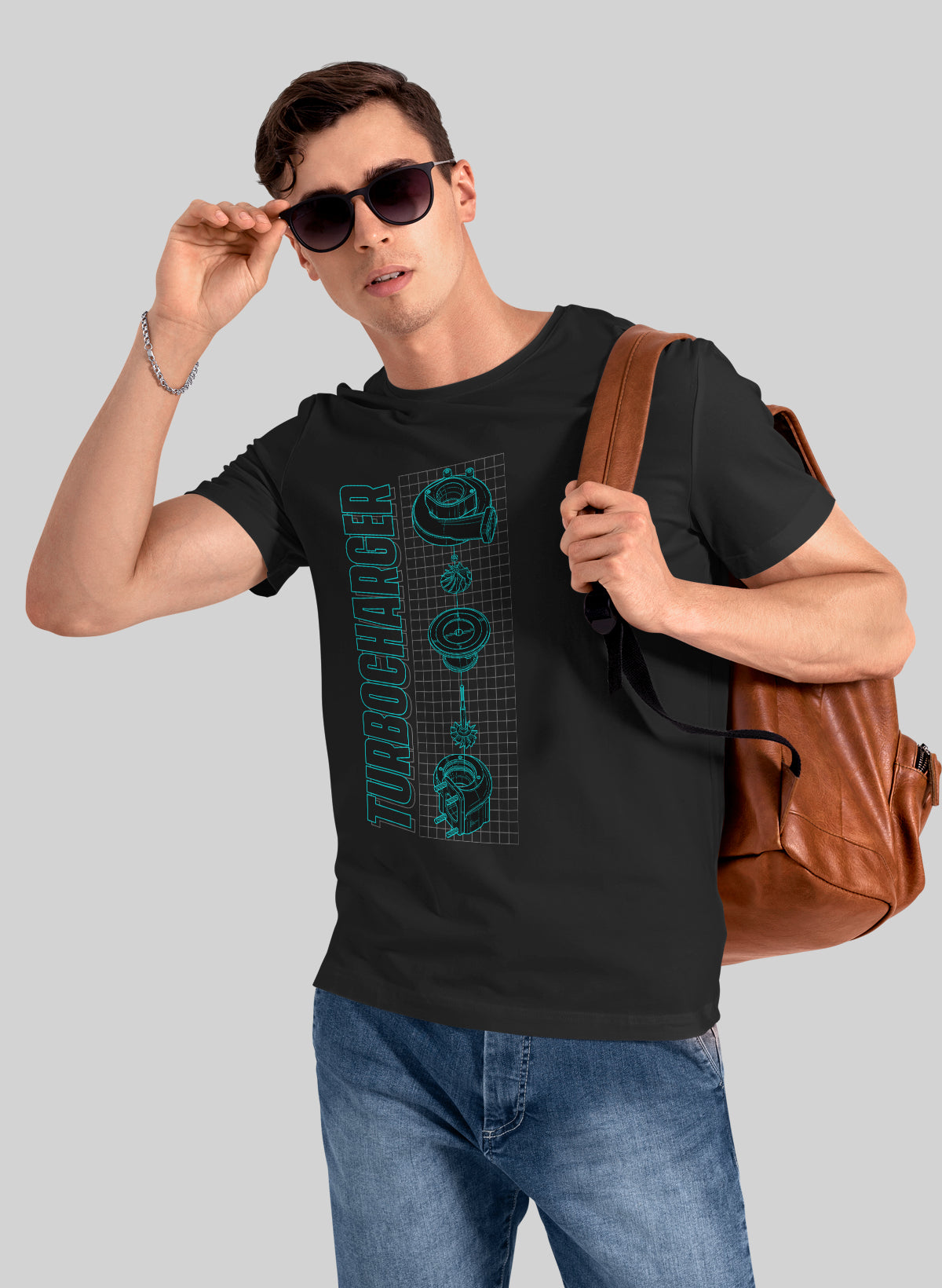 TURBO CHARGER CREW NECK T-SHIRT