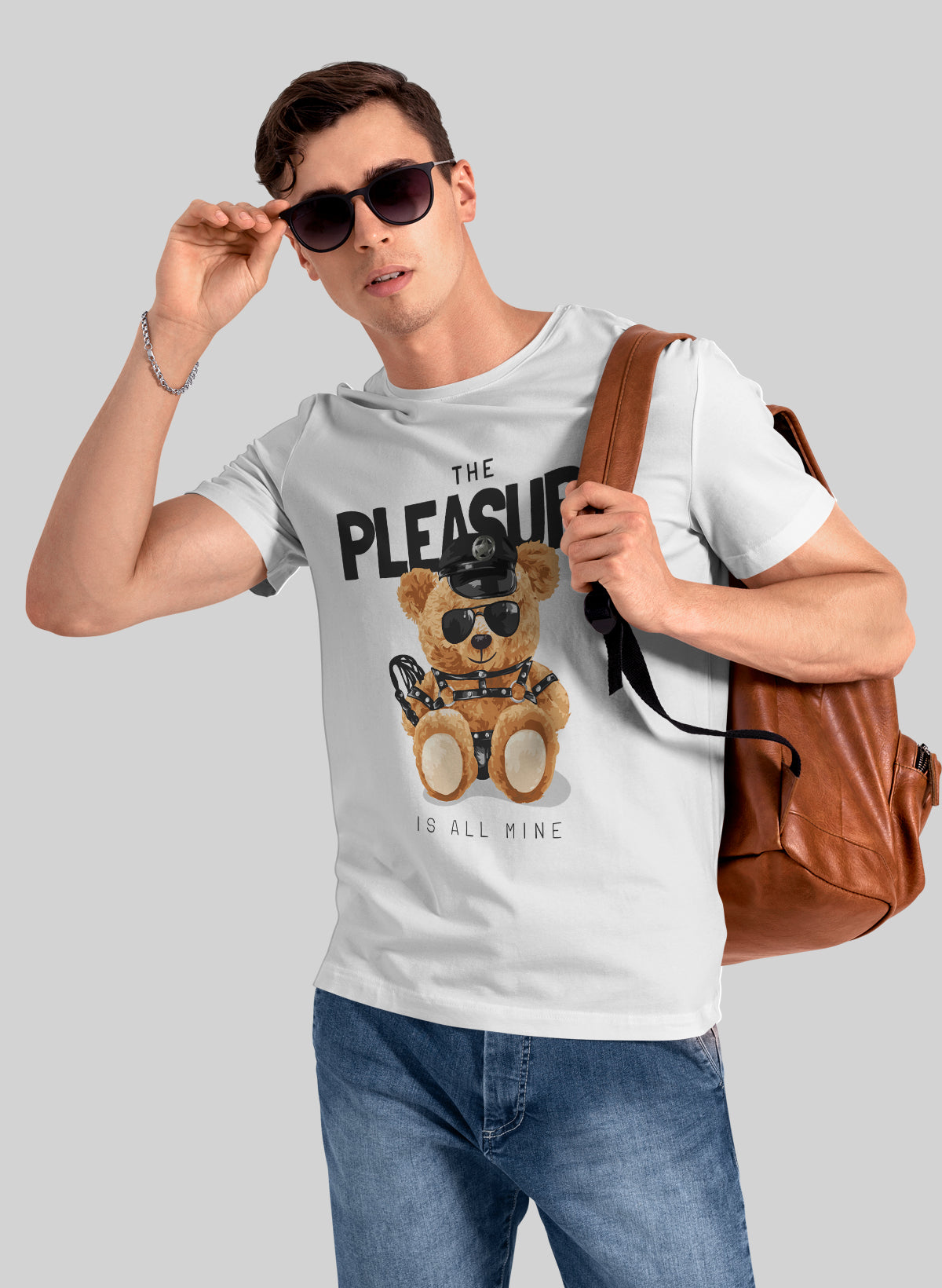 THE PLEASURE IS ALL MINE CREW NECK T-SHIRT