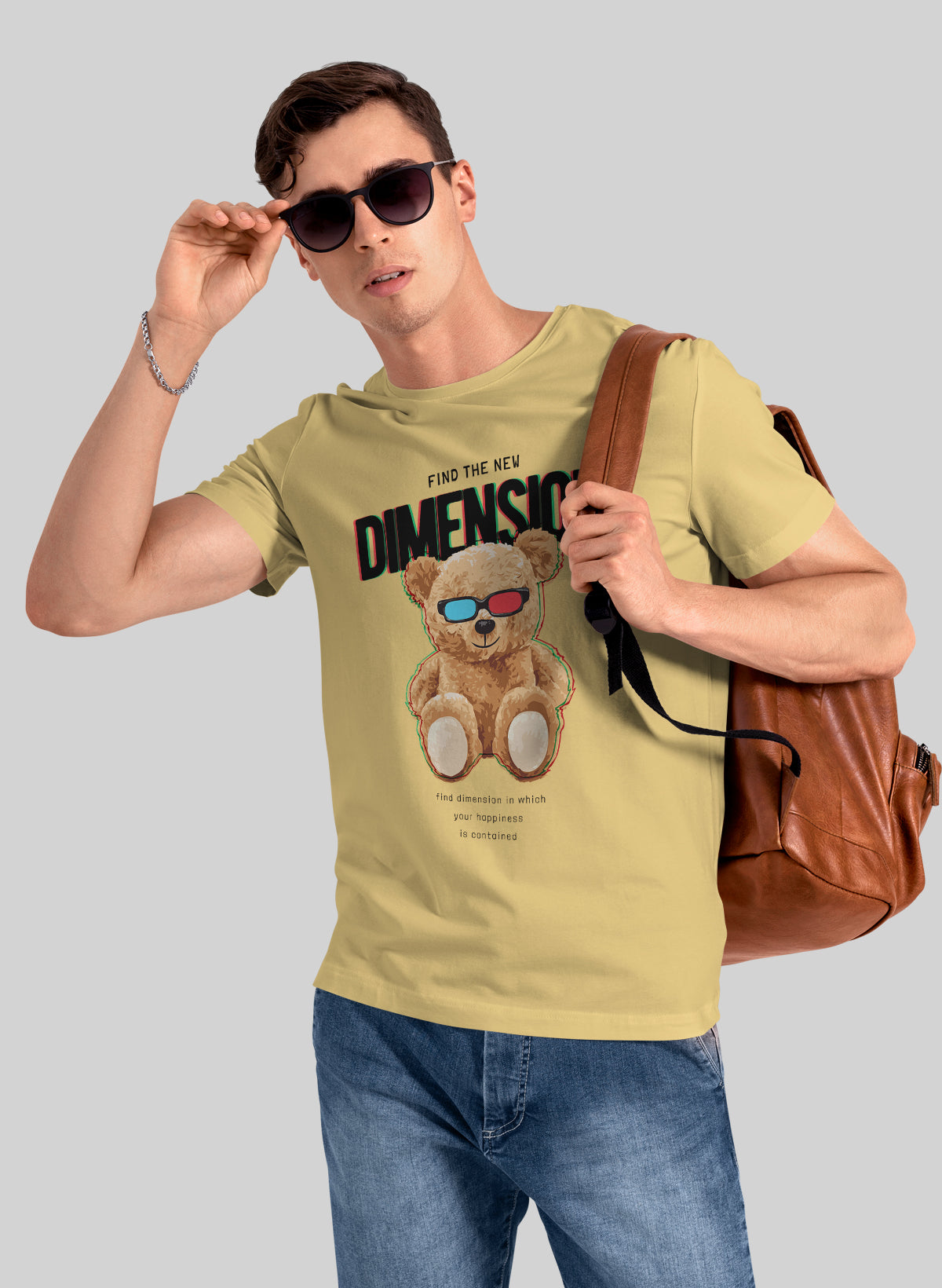 TEDDY FIND THE NEW DIMENSION CREW NECK T-SHIRT