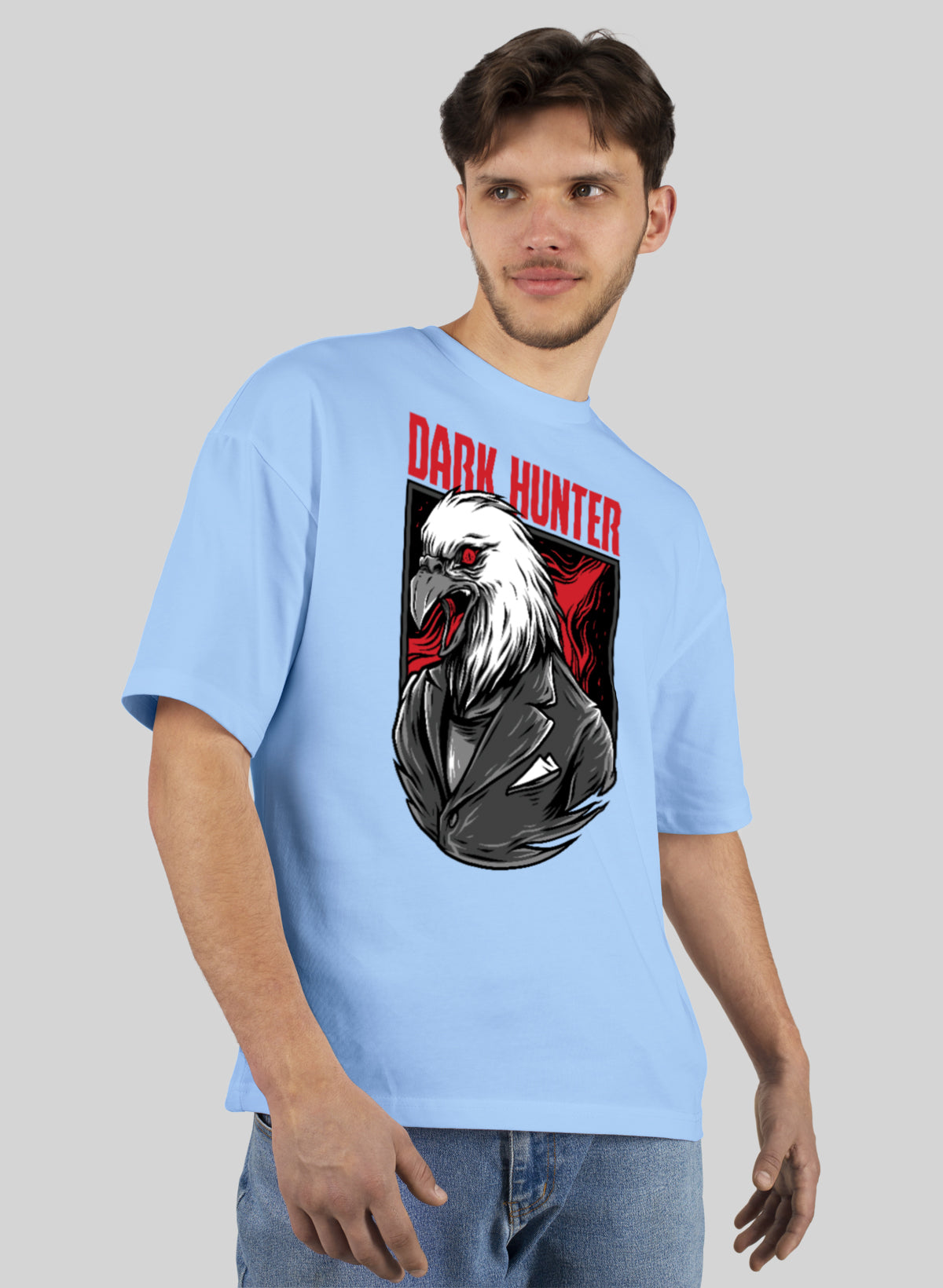 DARK HUNTER COTTON OVERSIZED T-SHIRT