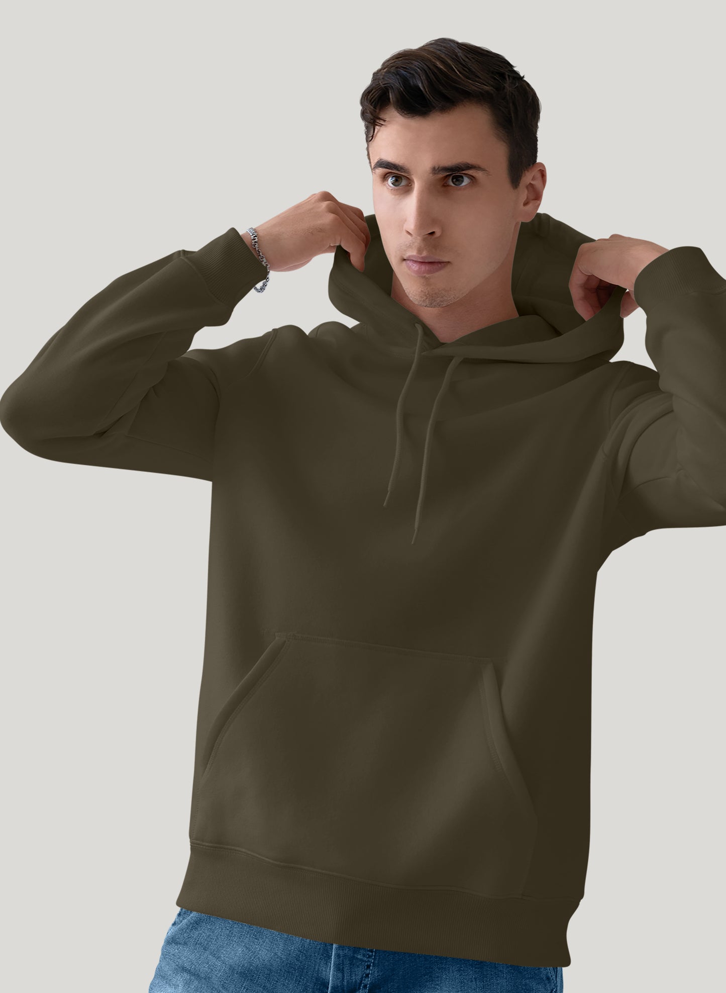 OLIVE CLASSIC COMFORT HOODIE