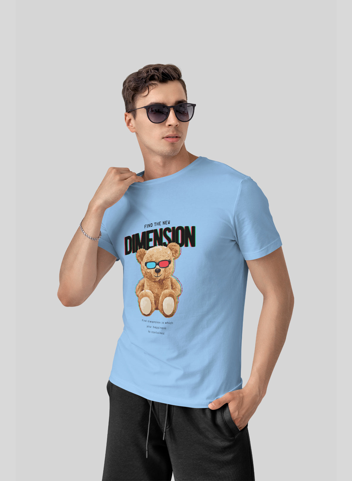 TEDDY FIND THE NEW DIMENSION CREW NECK T-SHIRT