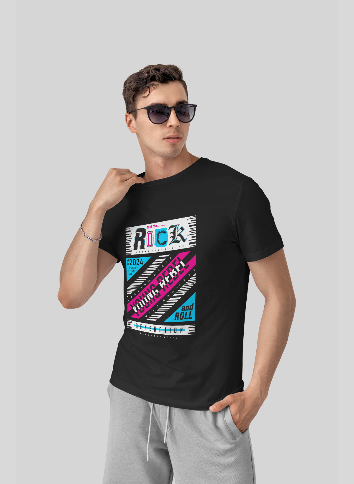 ROCK THE REBEL SOUL CREW NECK T-SHIRT