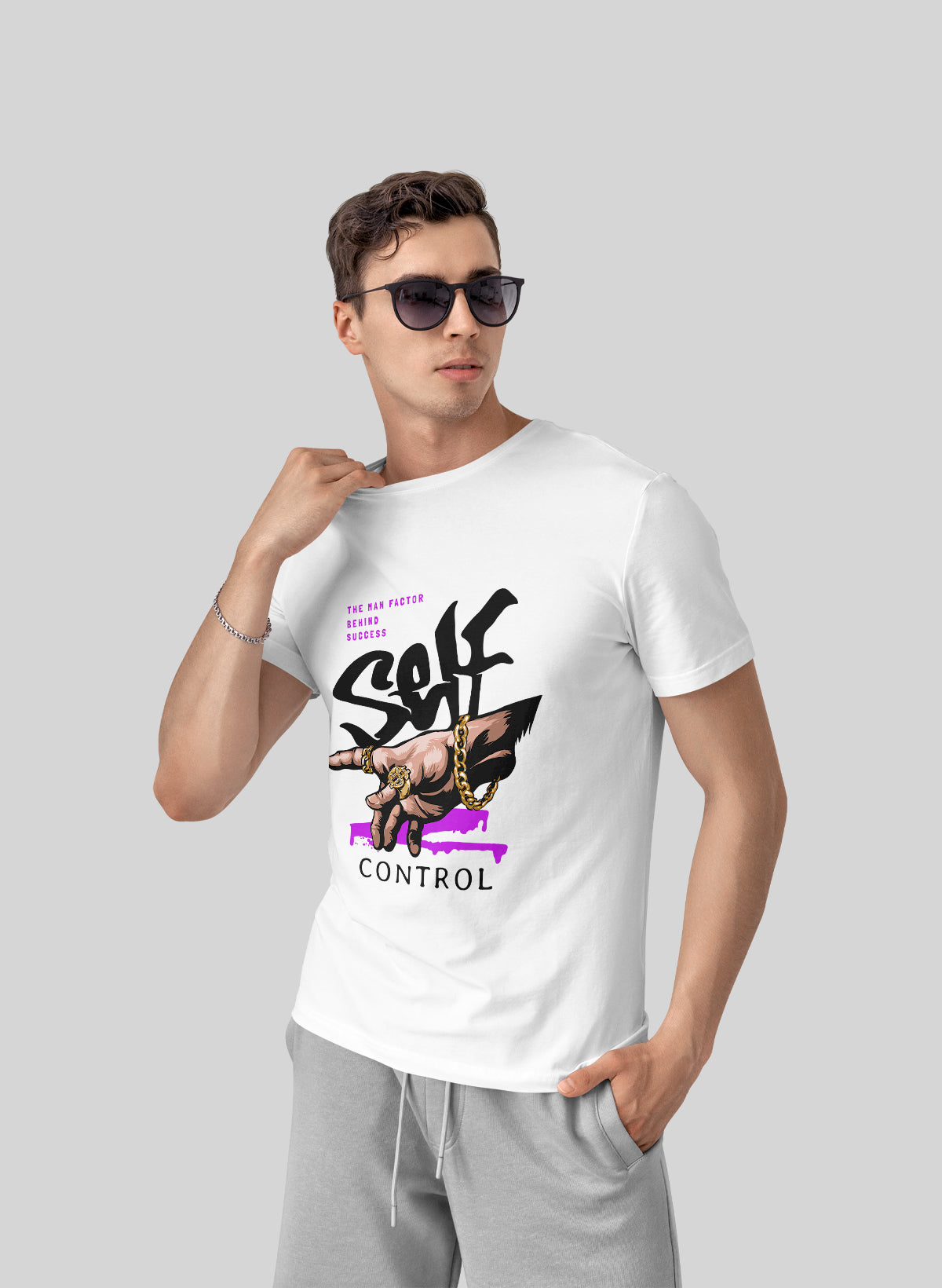 POWER IN CONTROL CREW NECK T-SHIRT