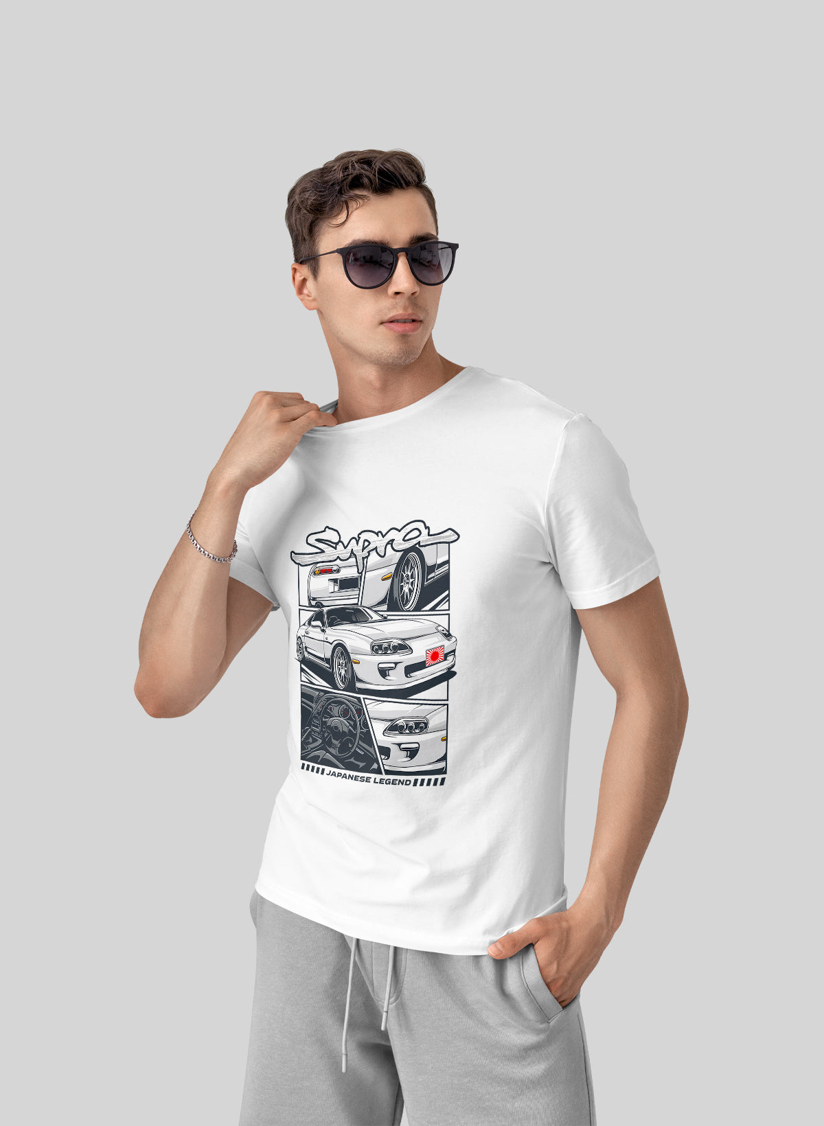 SUPRA JAPANESE LEGEND CREW NECK T-SHIRT