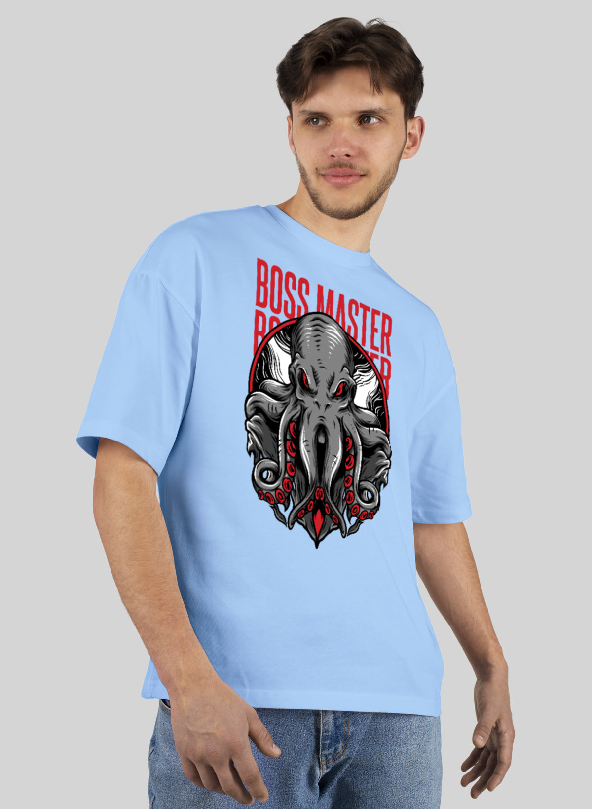 BOSS MASTER COTTON OVERSIZED T-SHIRT