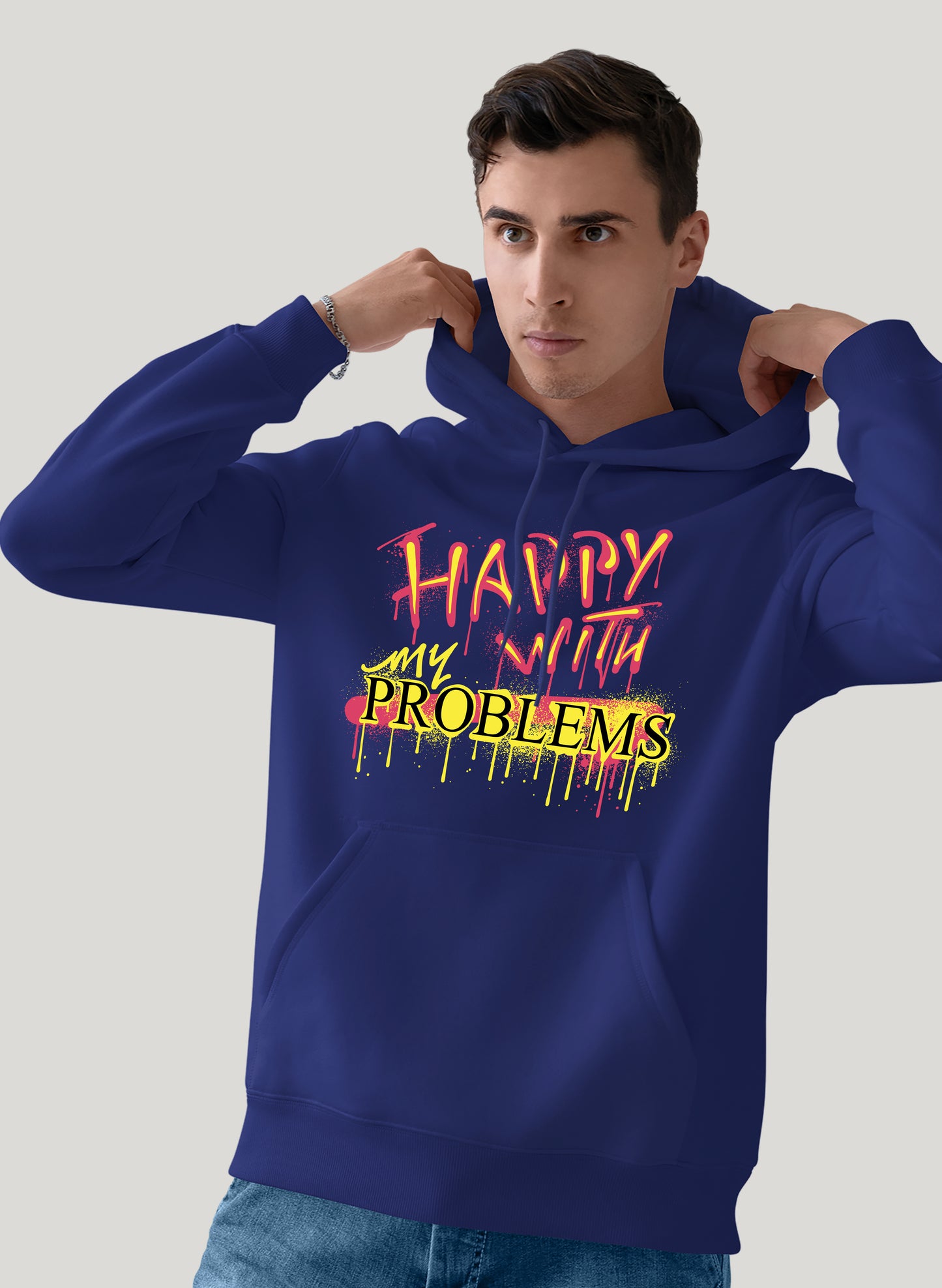 HAPPY WITH MY PROBLEMS COMFORT HOODIE