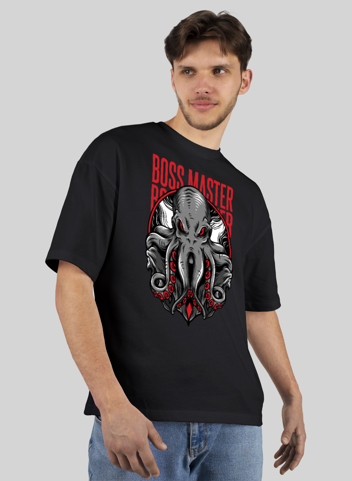 BOSS MASTER COTTON OVERSIZED T-SHIRT