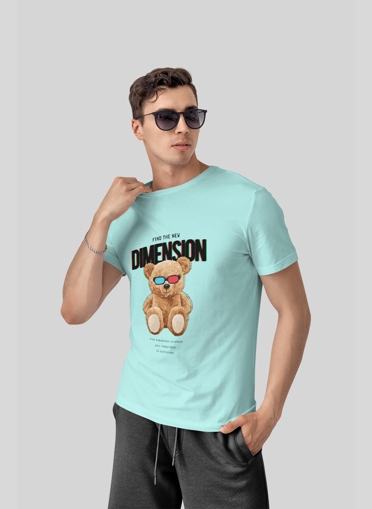 TEDDY FIND THE NEW DIMENSION CREW NECK T-SHIRT