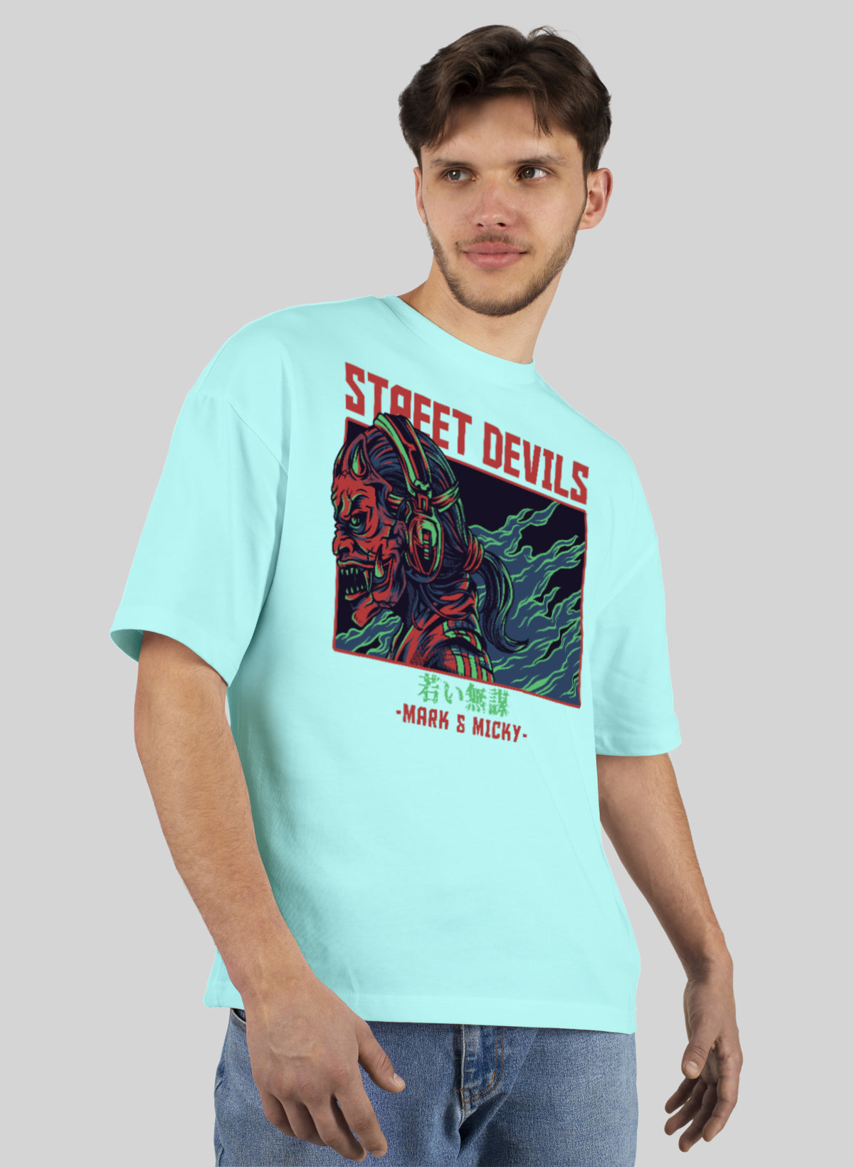 STREET DEVILS COTTON OVERSIZED T-SHIRT