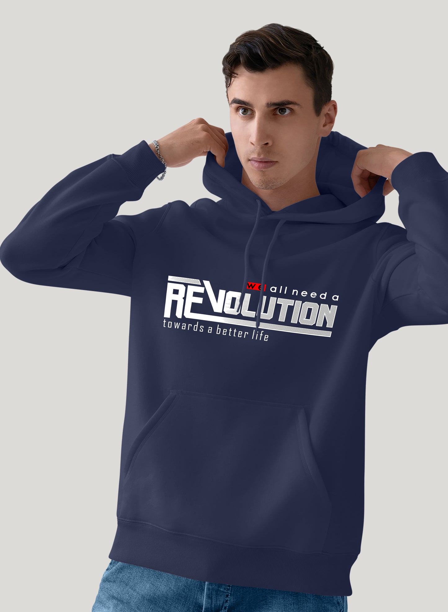 WE NEED REVOLUTION COMFORT HOODIE