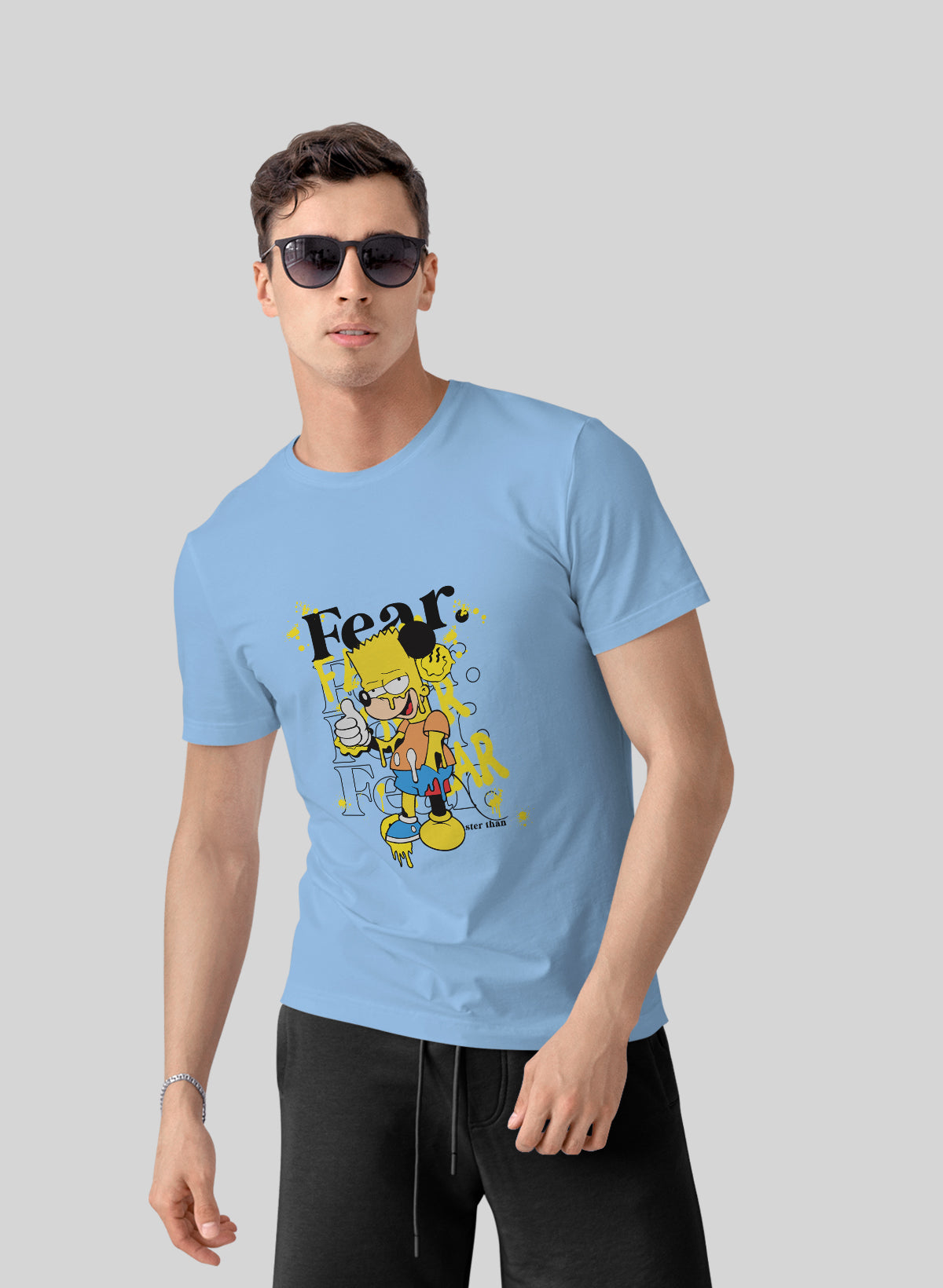 FEAR STER THAN CREW NECK T-SHIRT